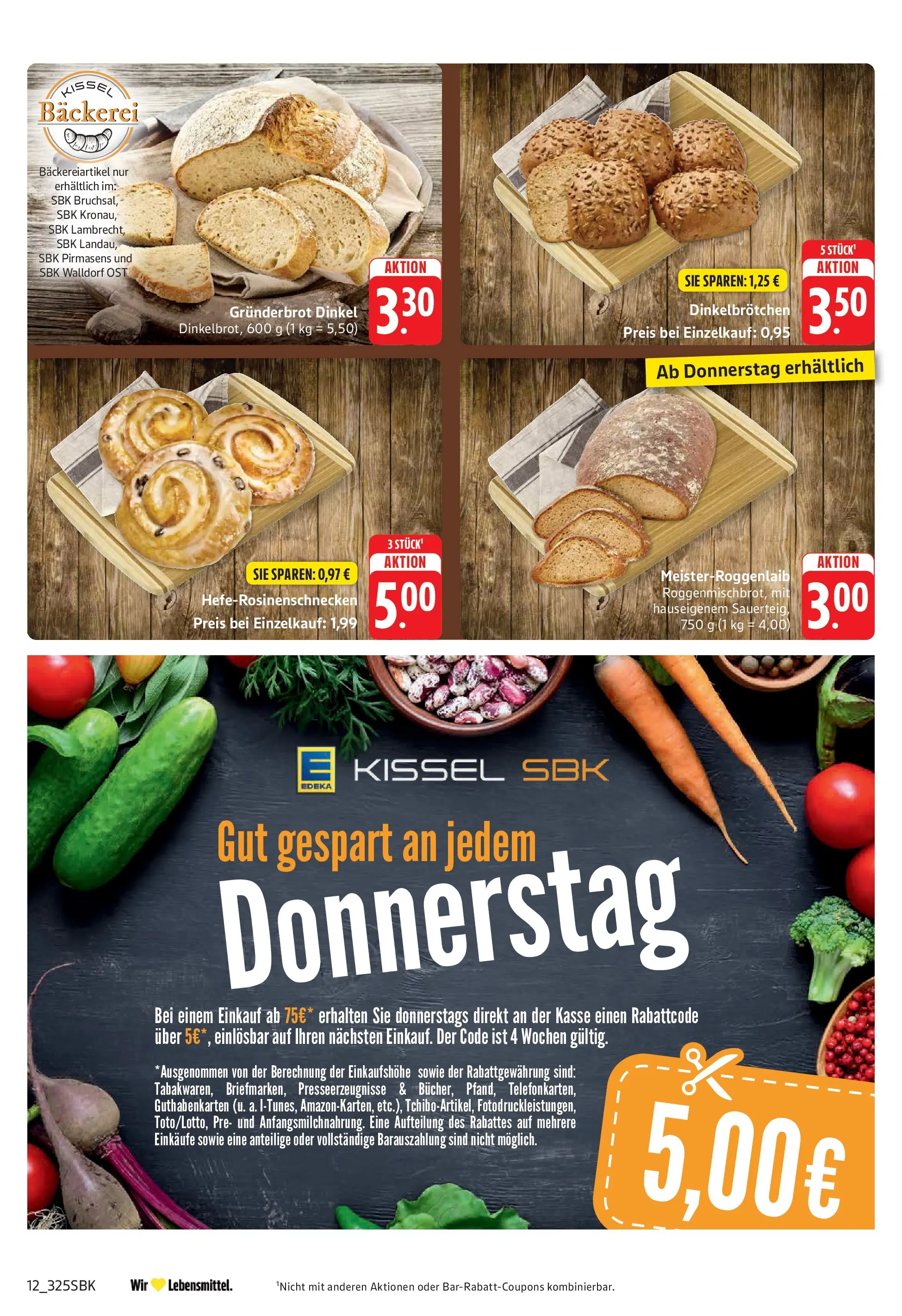 Edeka Prospekt Bruchsal (ab 06.07.2026) » Angebote Online | Seite: 12 | Produkte: Bäckerei