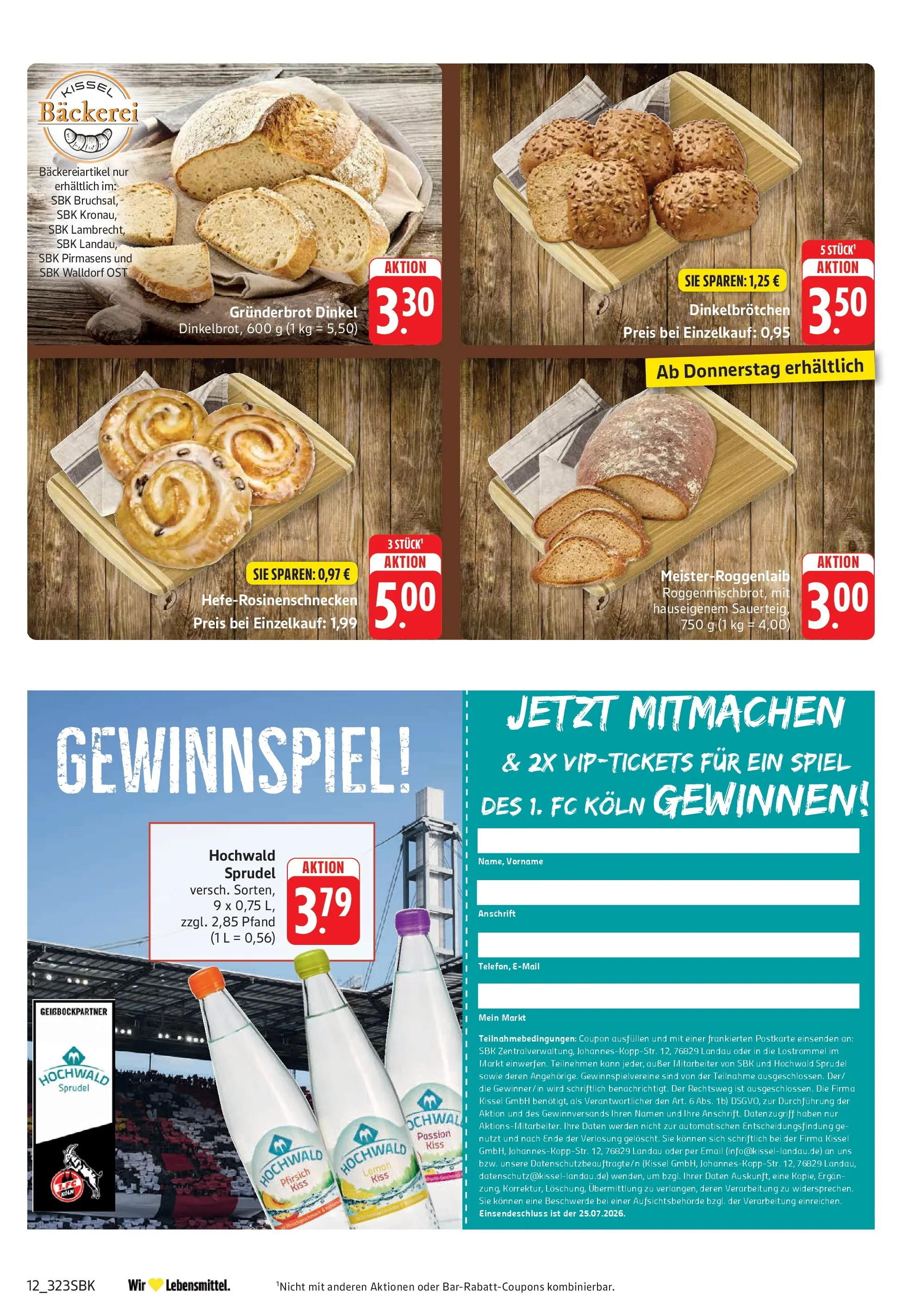 Edeka Prospekt Bad Bergzabern (ab 06.07.2026) » Angebote Online | Seite: 12 | Produkte: Spiel, Bäckerei, Pfirsich