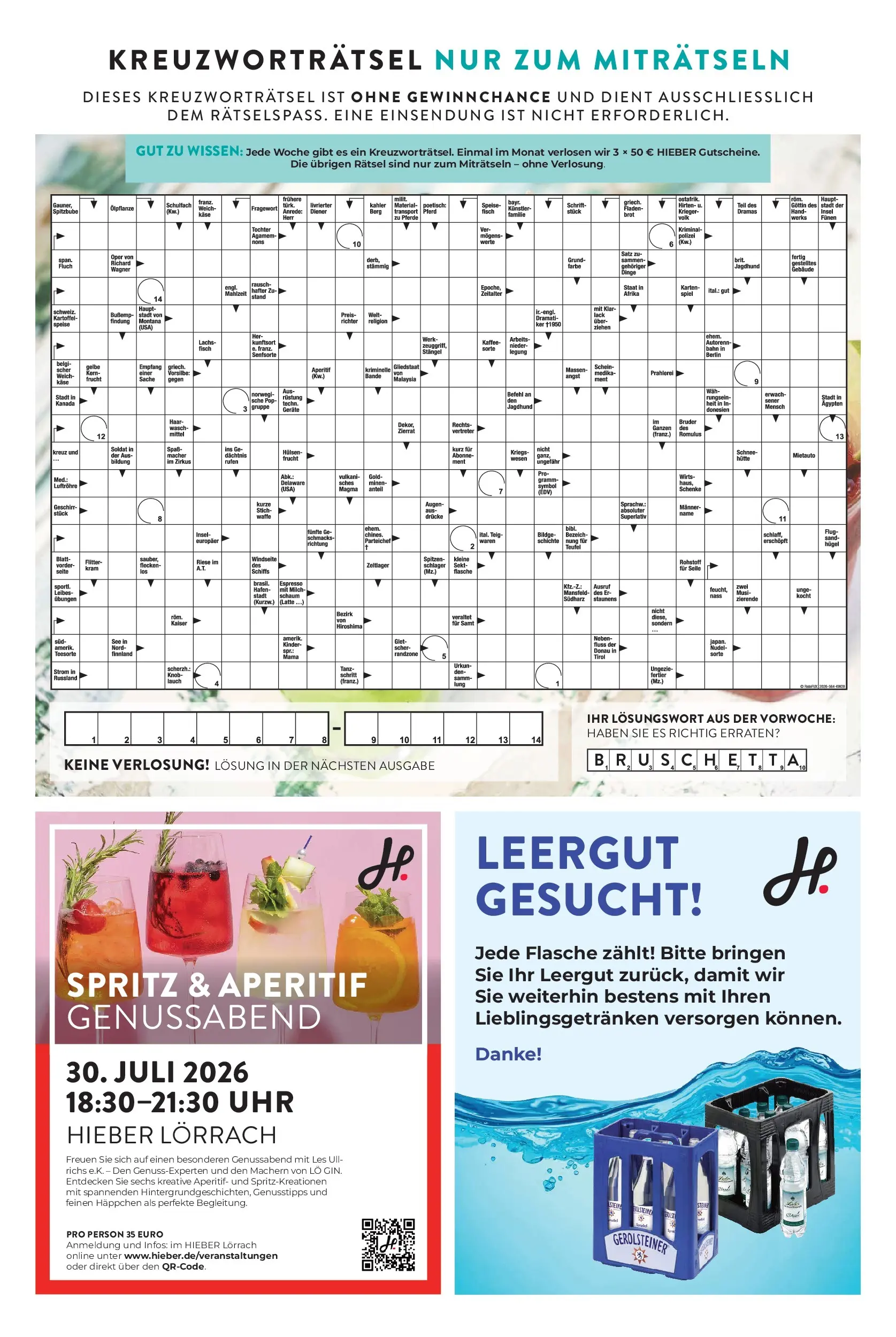 E center Prospekt Lörrach (ab 06.07.2026) zum Blättern | Seite: 15 | Produkte: Spiel, Milch, Sekt, Uhr