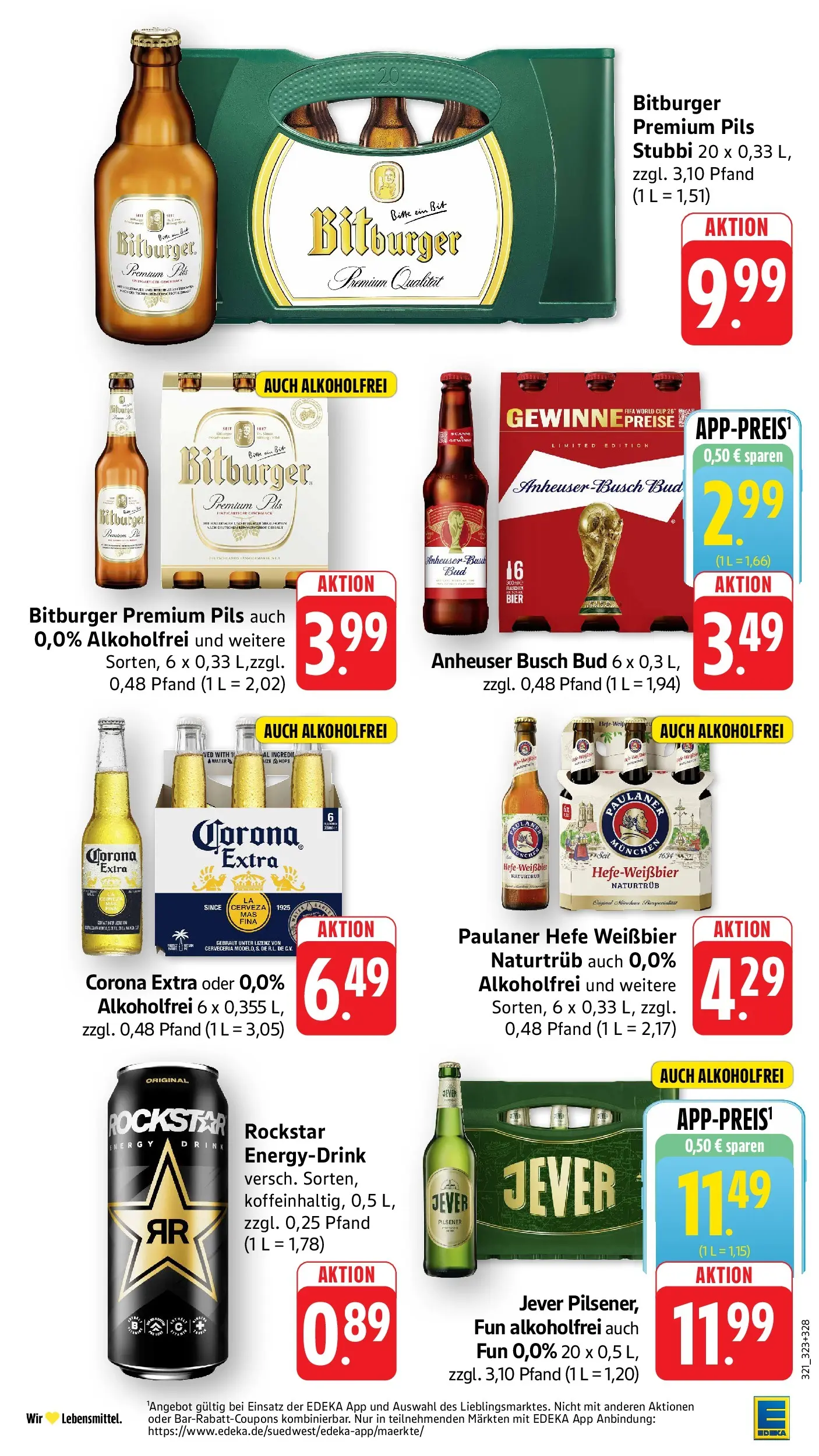 Edeka Prospekt Groß-Gerau (ab 06.07.2026) » Angebote Online | Seite: 29 | Produkte: Weißbier, Rockstar, Pils, Paulaner Edeka Prospekt Groß-Gerau (ab 06.07.2026) » Angebote Online | Seite: 29 | Produkte: Weißbier, Rockstar, Pils, Paulaner