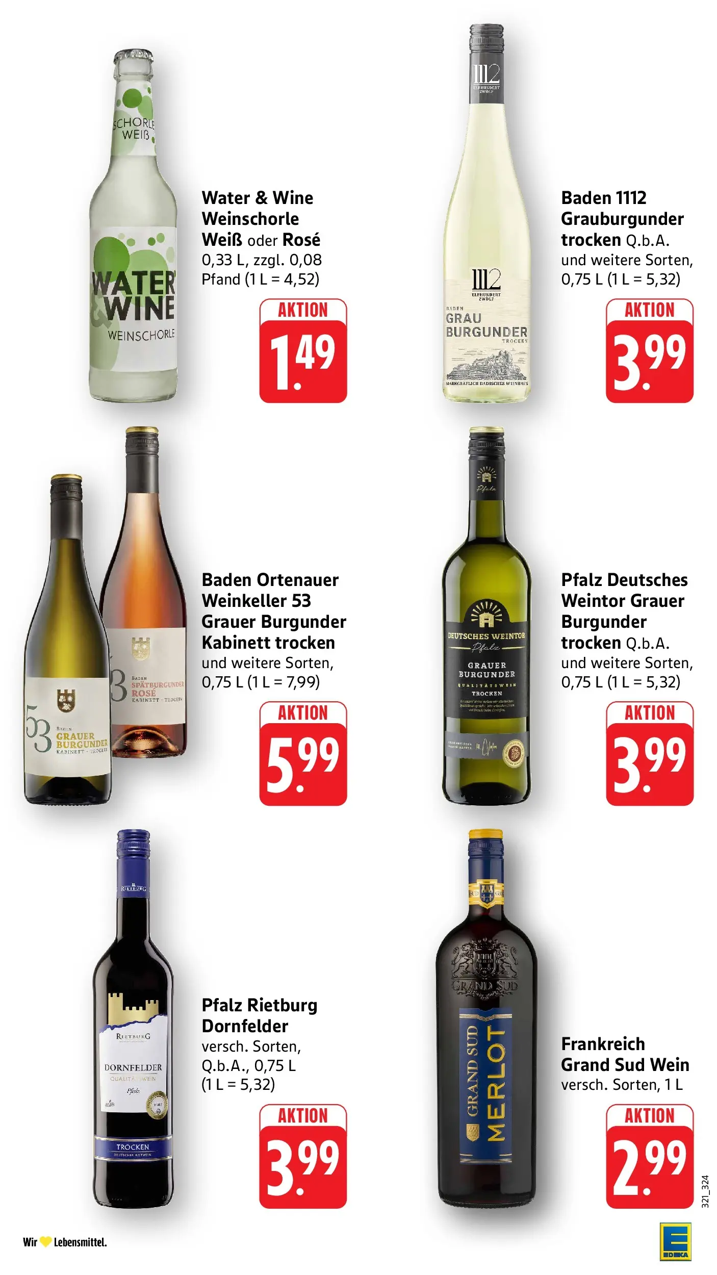 Edeka - EDEKA: Wochenangebote (ab 05.07.2026) » Angebote Online | Seite: 30 | Produkte: Merlot, Weinschorle, Grand sud, Wein
