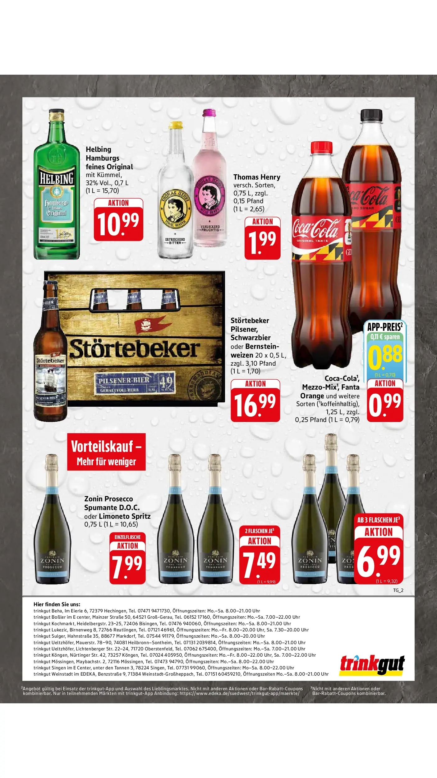 E center Prospekt Mössingen (ab 05.07.2026) zum Blättern | Seite: 54 | Produkte: Fanta, Bier, Prosecco, Uhr