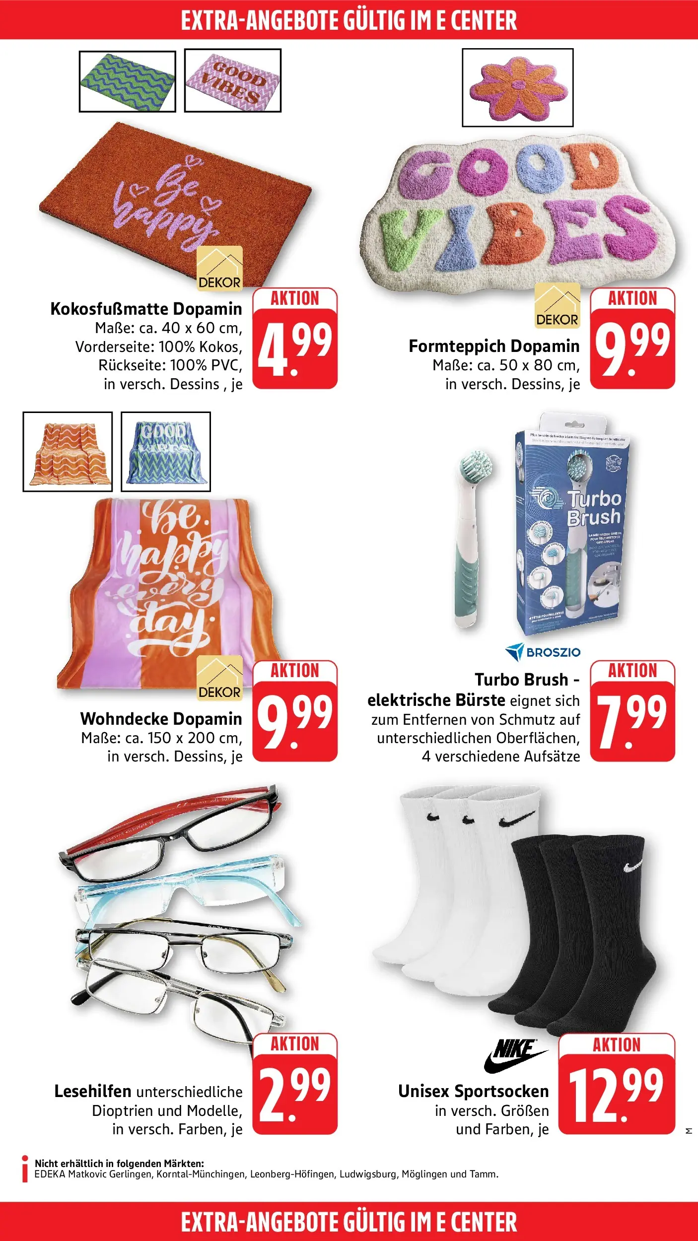 E center Prospekt Ditzingen (ab 05.07.2026) zum Blättern | Seite: 50 | Produkte: Bürste