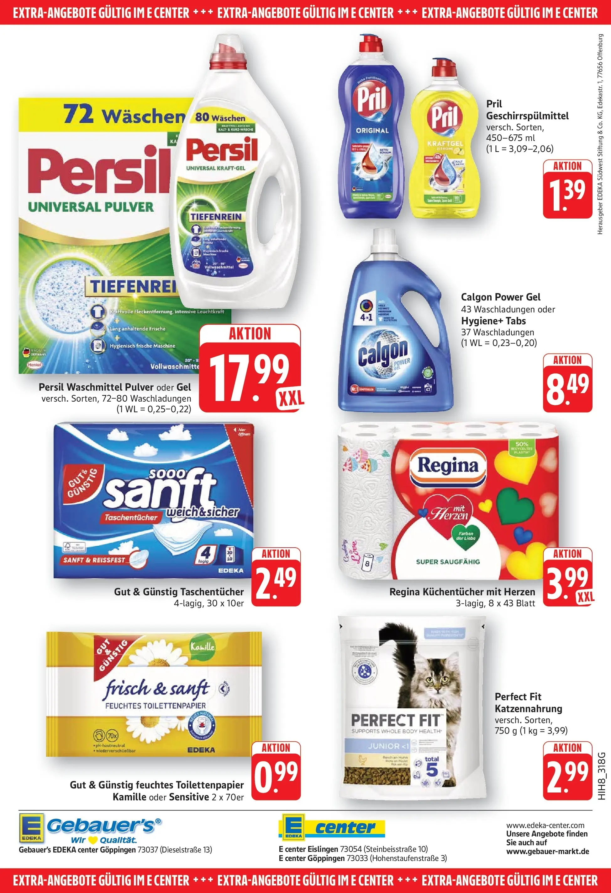 Edeka - EDEKA: Wochenangebote (ab 05.07.2026) » Angebote Online | Seite: 28 | Produkte: Waschmittel, Geschirrspülmittel, Pril, Feuchtes Toilettenpapier