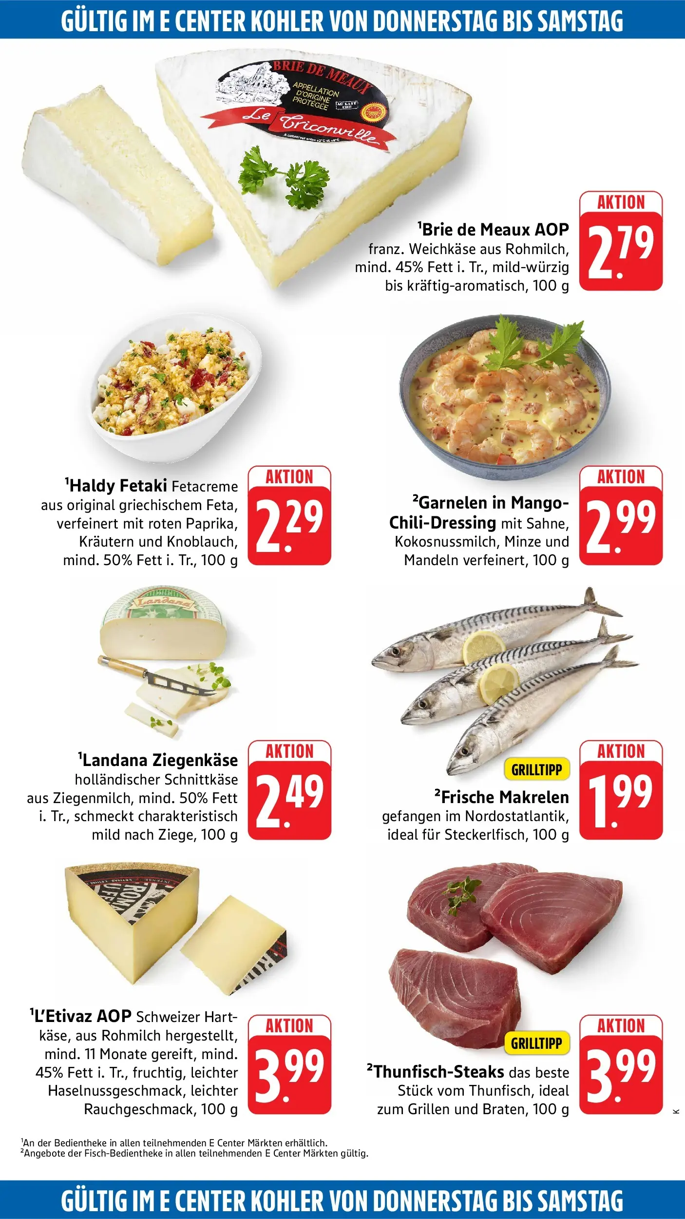 Edeka Prospekt Kehl (ab 06.07.2026) » Angebote Online | Seite: 44 | Produkte: Ziegenkäse, Mandeln, Mango, Sahne