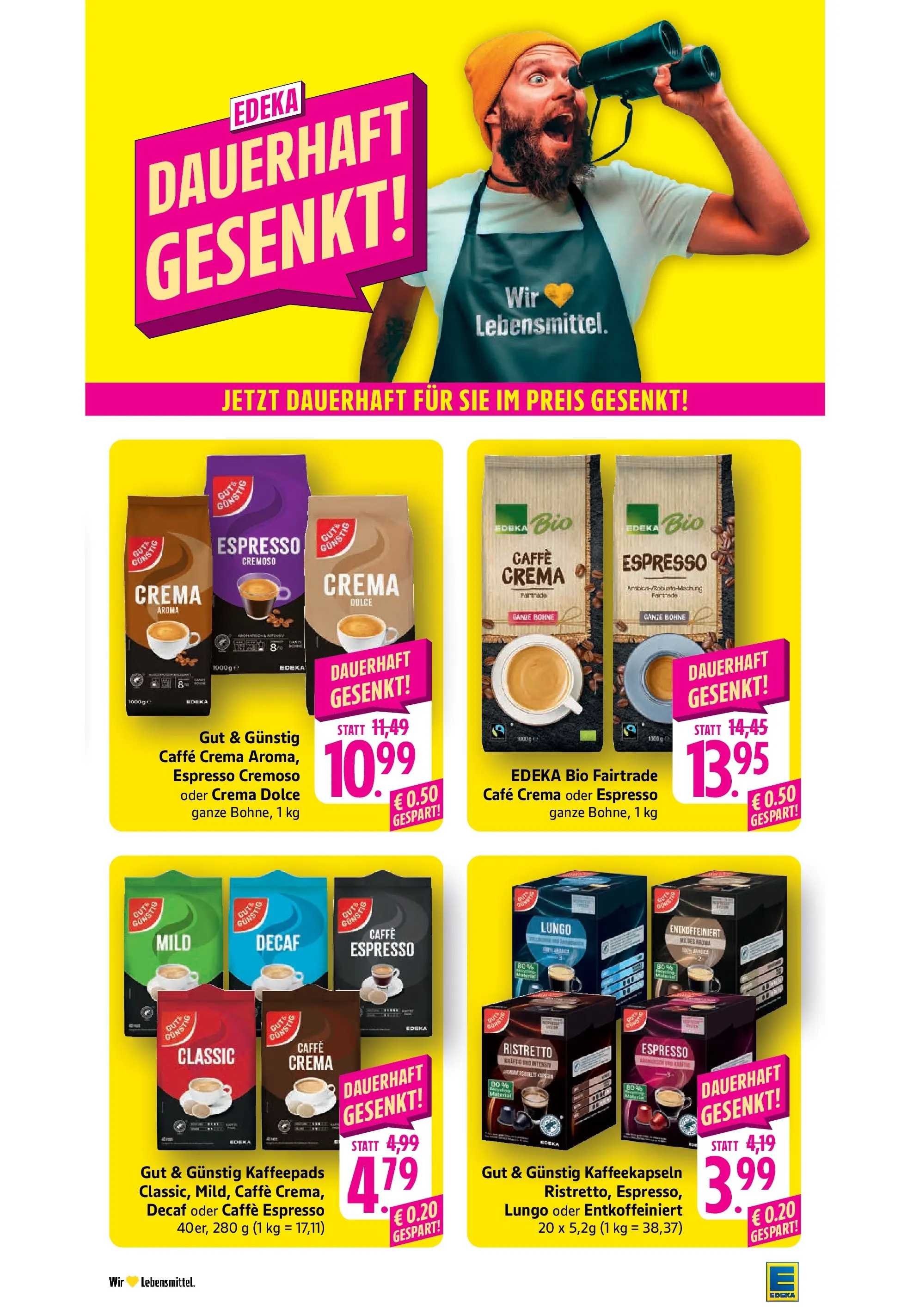 Edeka - EDEKA: Wochenangebote (ab 05.07.2026) » Angebote Online | Seite: 42 | Produkte: Kaffeepads