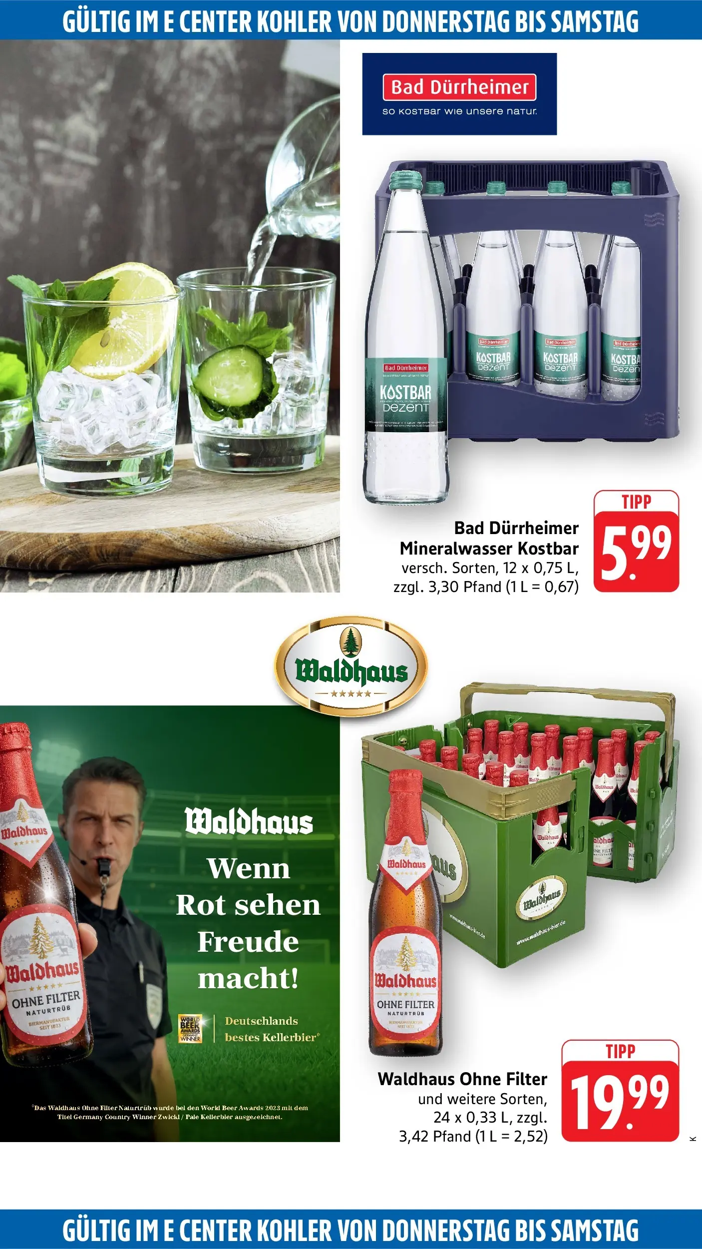 Edeka Prospekt Kehl (ab 06.07.2026) » Angebote Online | Seite: 50 | Produkte: Bad, Mineralwasser