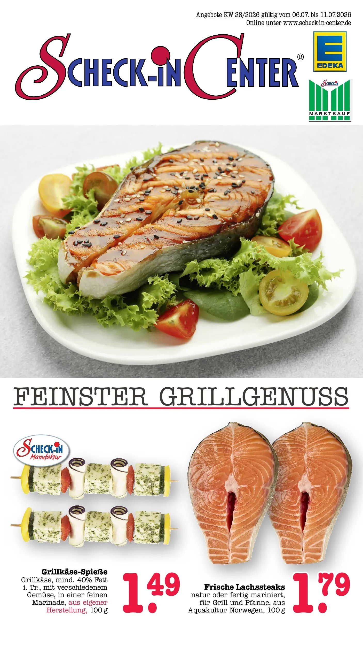 Edeka Prospekt Mannheim-Wohlgelegen (ab 06.07.2026) ยป Angebote Online | Seite: 1 | Produkte: Grill Edeka Prospekt Mannheim-Wohlgelegen (ab 06.07.2026) ยป Angebote Online | Seite: 1 | Produkte: Grill