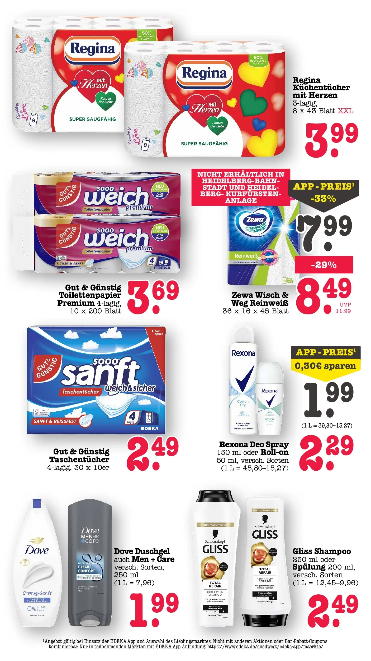 Edeka Prospekt Mannheim-Wohlgelegen (ab 06.07.2026) ยป Angebote Online | Seite: 53 | Produkte: Zewa, Shampoo, Spรผlung, Toilettenpapier Edeka Prospekt Mannheim-Wohlgelegen (ab 06.07.2026) ยป Angebote Online | Seite: 53 | Produkte: Zewa, Shampoo, Spรผlung, Toilettenpapier