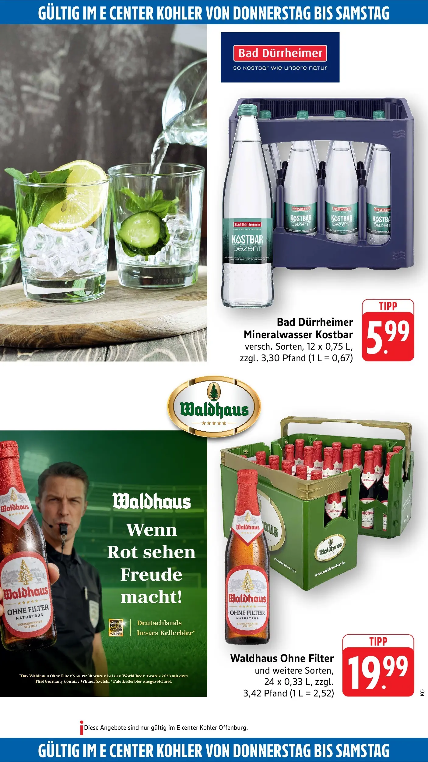Edeka Prospekt Offenburg (ab 06.07.2026) » Angebote Online | Seite: 52 | Produkte: Bad, Mineralwasser