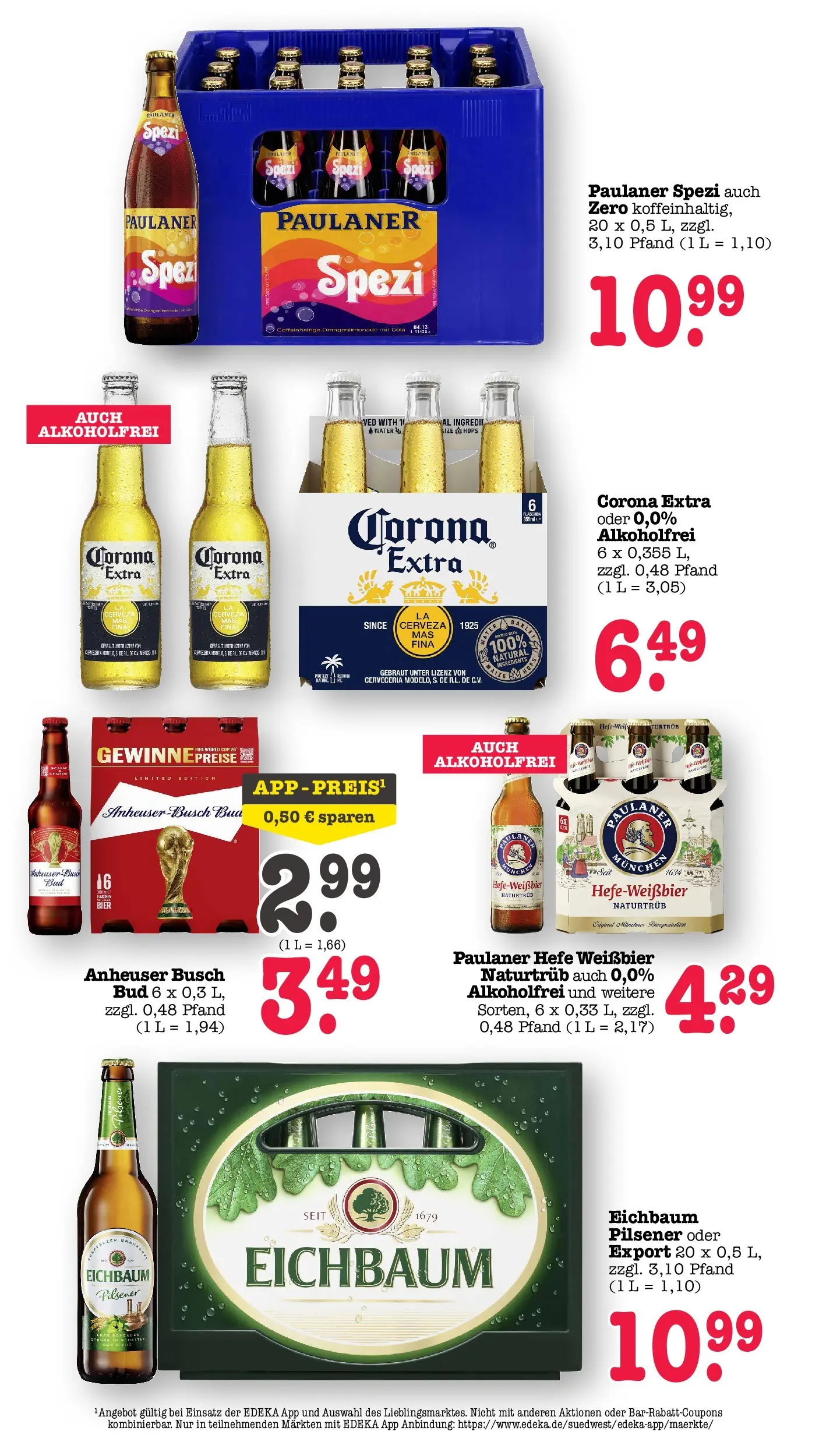 Edeka Prospekt Mannheim-Wohlgelegen (ab 06.07.2026) ยป Angebote Online | Seite: 46 | Produkte: Weiรbier, Paulaner spezi, Hefe weissbier, Paulaner Edeka Prospekt Mannheim-Wohlgelegen (ab 06.07.2026) ยป Angebote Online | Seite: 46 | Produkte: Weiรbier, Paulaner spezi, Hefe weissbier, Paulaner