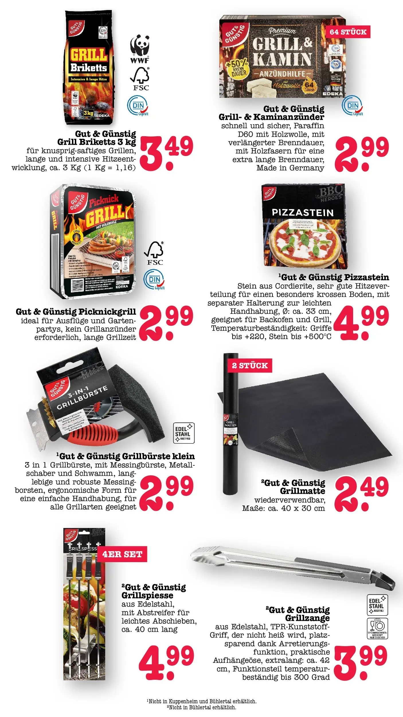 E center Prospekt Achern (ab 05.07.2026) zum Blättern | Seite: 66 | Produkte: Grill, Kamin, Backofen