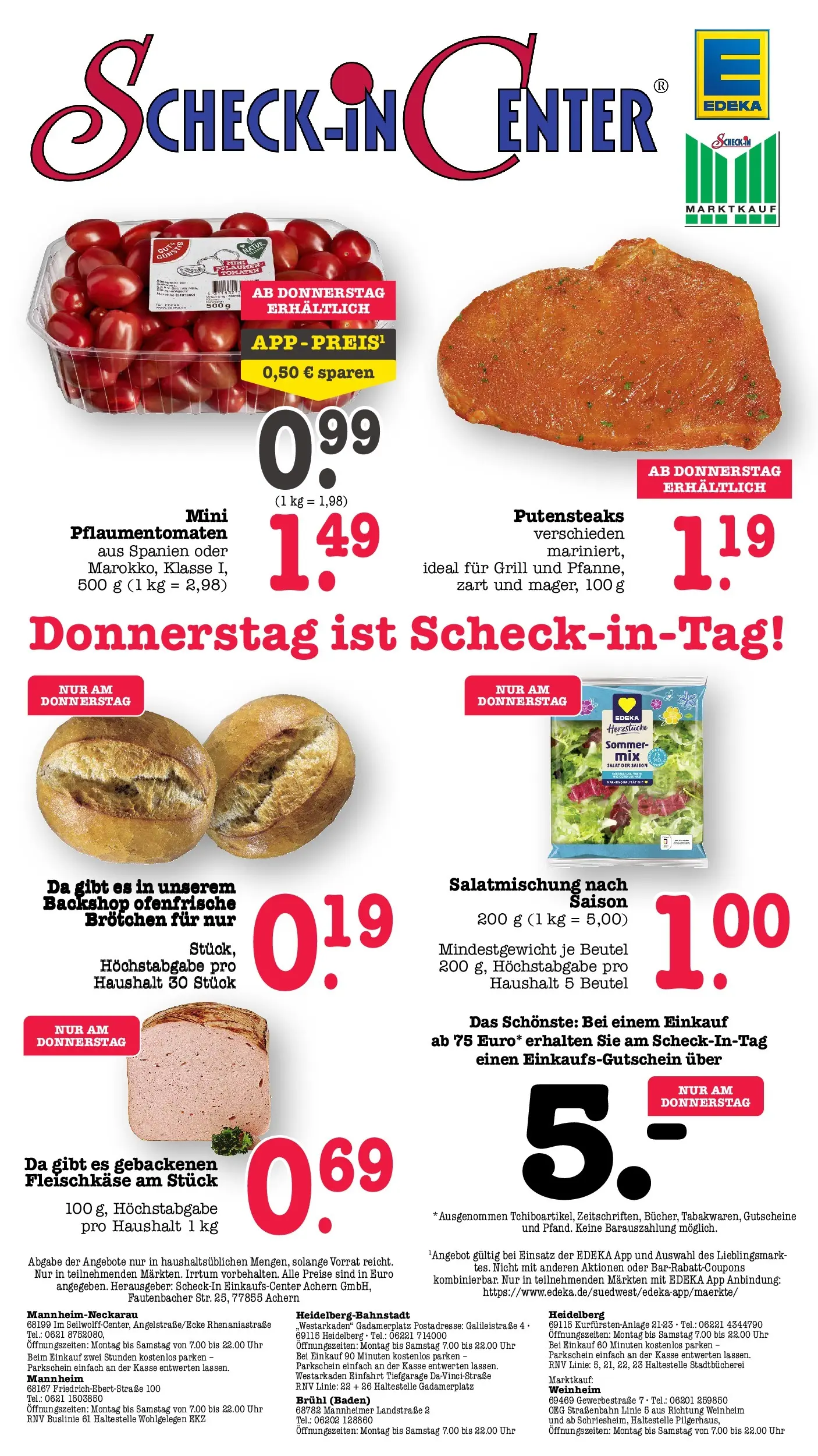 Edeka Prospekt Mannheim-Wohlgelegen (ab 06.07.2026) ยป Angebote Online | Seite: 66 | Produkte: Grill, Ofenfrische, Salat, Uhr Edeka Prospekt Mannheim-Wohlgelegen (ab 06.07.2026) ยป Angebote Online | Seite: 66 | Produkte: Grill, Ofenfrische, Salat, Uhr