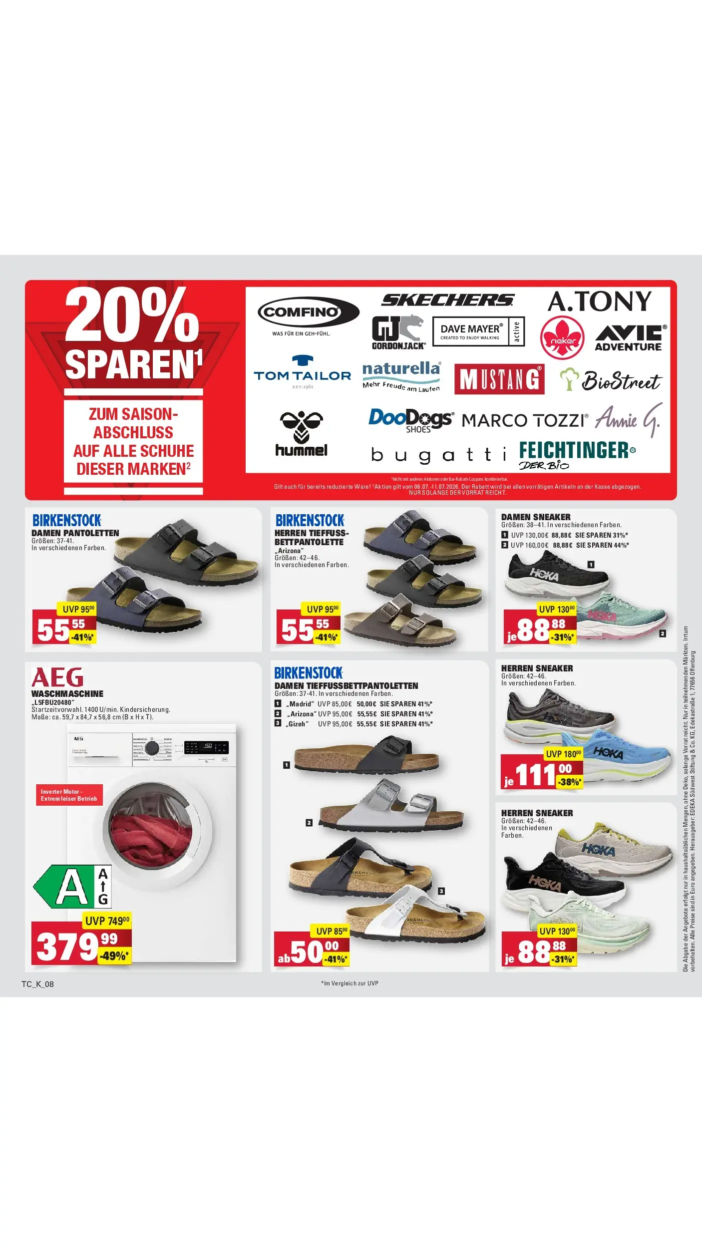 Edeka - EDEKA: Wochenangebote (ab 05.07.2026) ยป Angebote Online | Seite: 73 | Produkte: Bett, Waschmaschine, Walking Edeka - EDEKA: Wochenangebote (ab 05.07.2026) ยป Angebote Online | Seite: 73 | Produkte: Bett, Waschmaschine, Walking