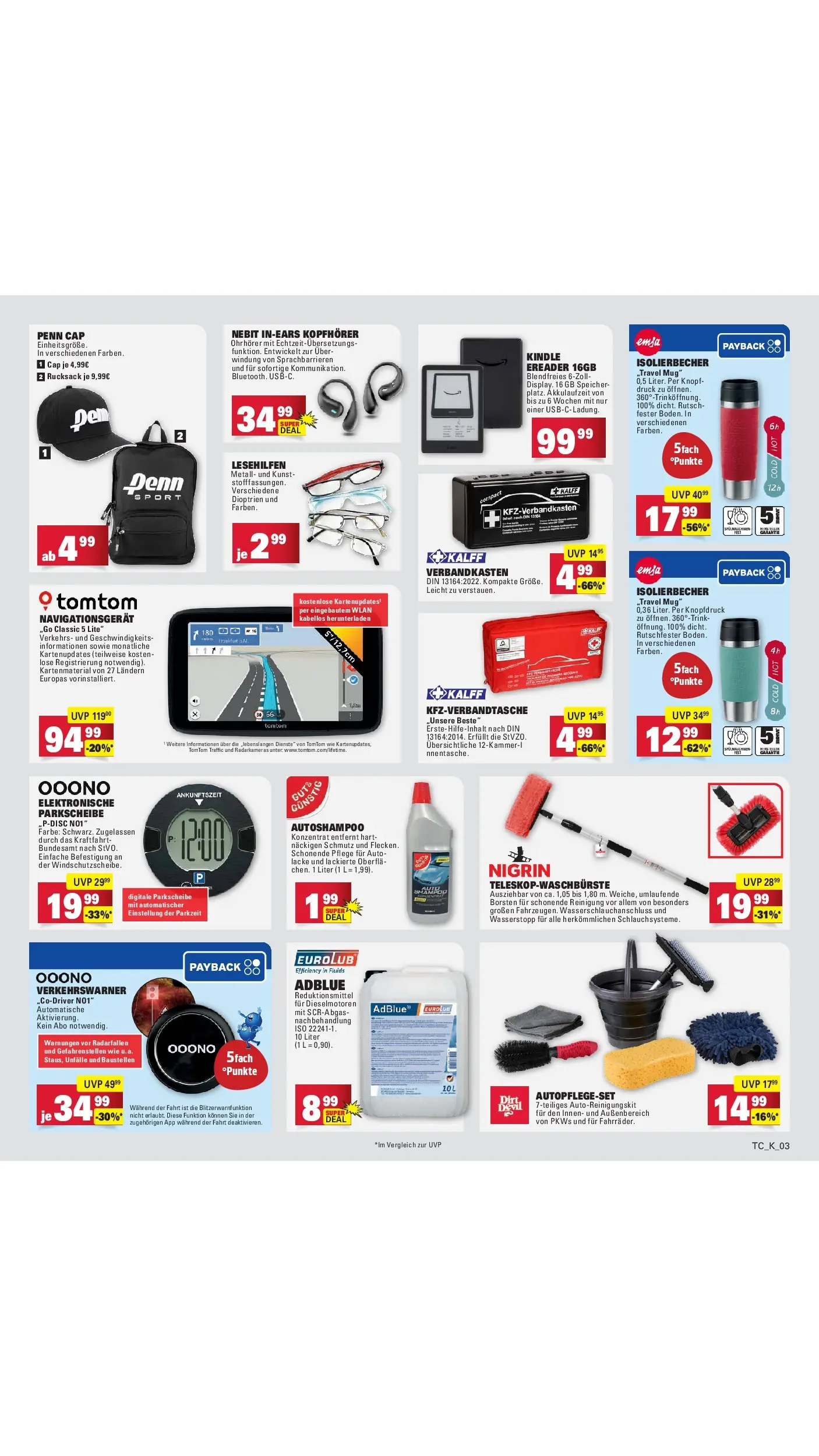 E center Prospekt Tübingen (ab 05.07.2026) zum Blättern | Seite: 55 | Produkte: Shampoo, Rucksack, Kopfhörer