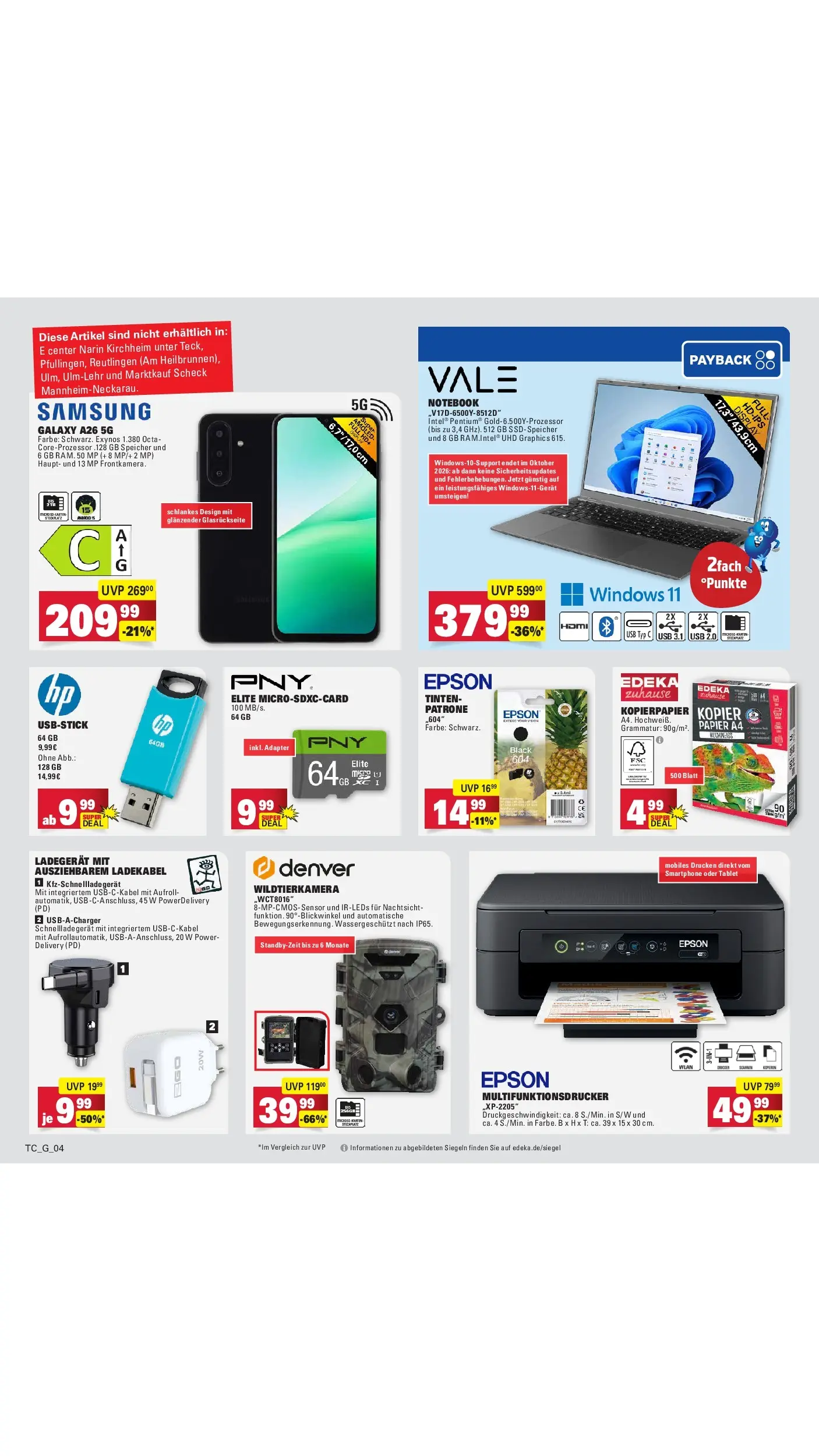 Edeka Prospekt Mannheim-Wohlgelegen (ab 06.07.2026) ยป Angebote Online | Seite: 71 | Produkte: Samsung, Notebook, Ladegerรคt, Smartphone Edeka Prospekt Mannheim-Wohlgelegen (ab 06.07.2026) ยป Angebote Online | Seite: 71 | Produkte: Samsung, Notebook, Ladegerรคt, Smartphone
