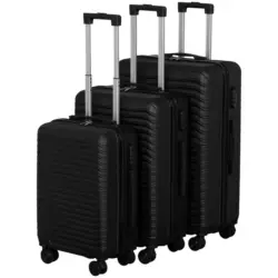 Reisekoffer Set 3--Teilig Florenz 4 Rollen Hartschale