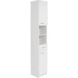 Badezimmer Hochschrank Fiola BxH 30x192 cm, wei&szlig;