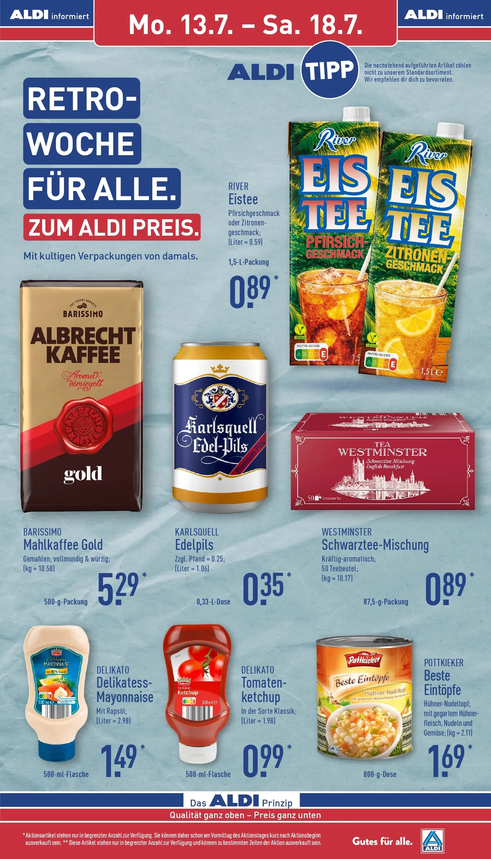 Aldi - ALDI Nord: Wochenangebote (ab 12.07.2026) » Angebote Online | Seite: 9 | Produkte: Pfirsich, Nudeln, Ketchup, Zitronen