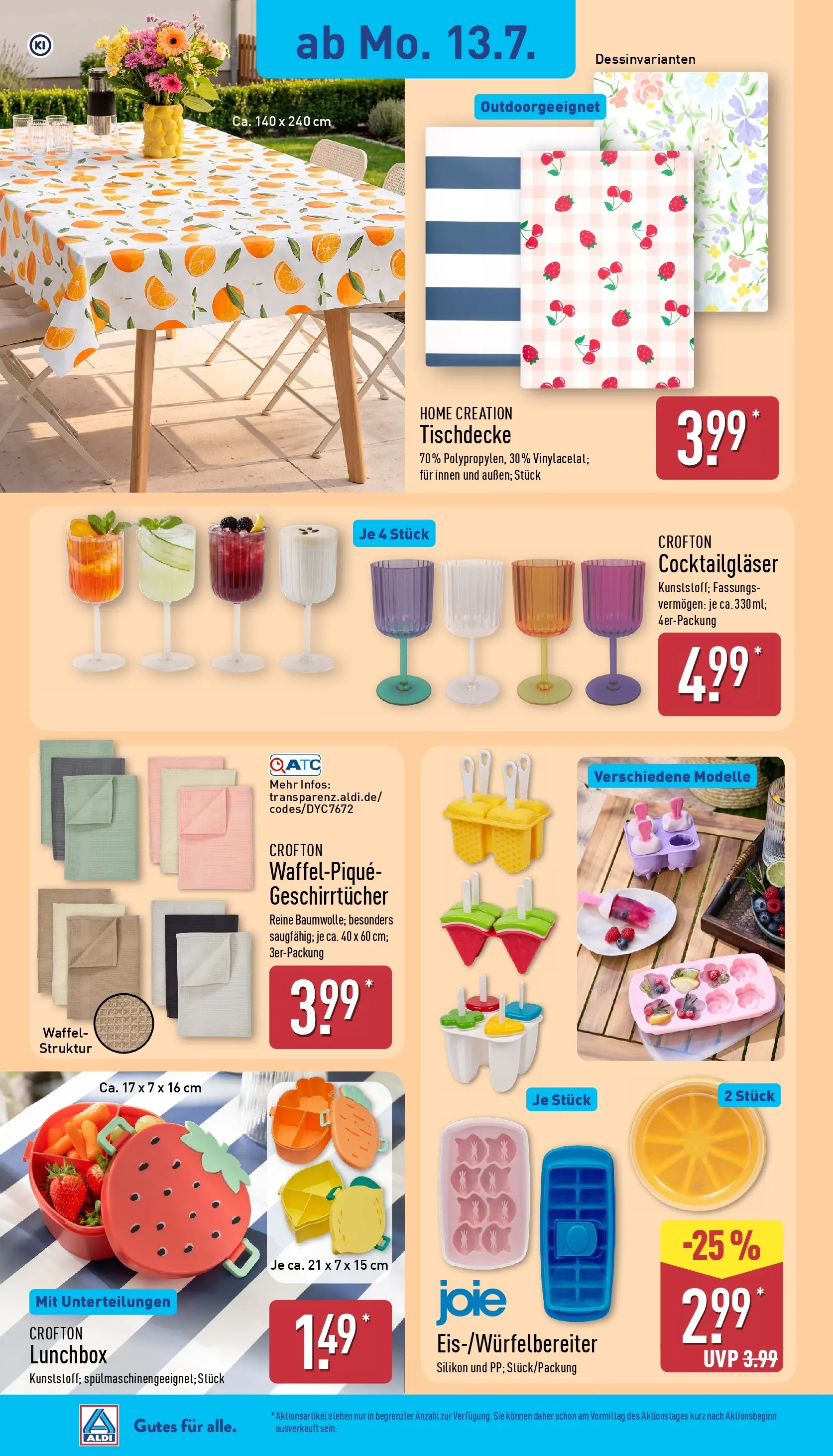 Aldi - ALDI Nord: Wochenangebote (ab 12.07.2026) » Angebote Online | Seite: 16 | Produkte: Box, Home creation