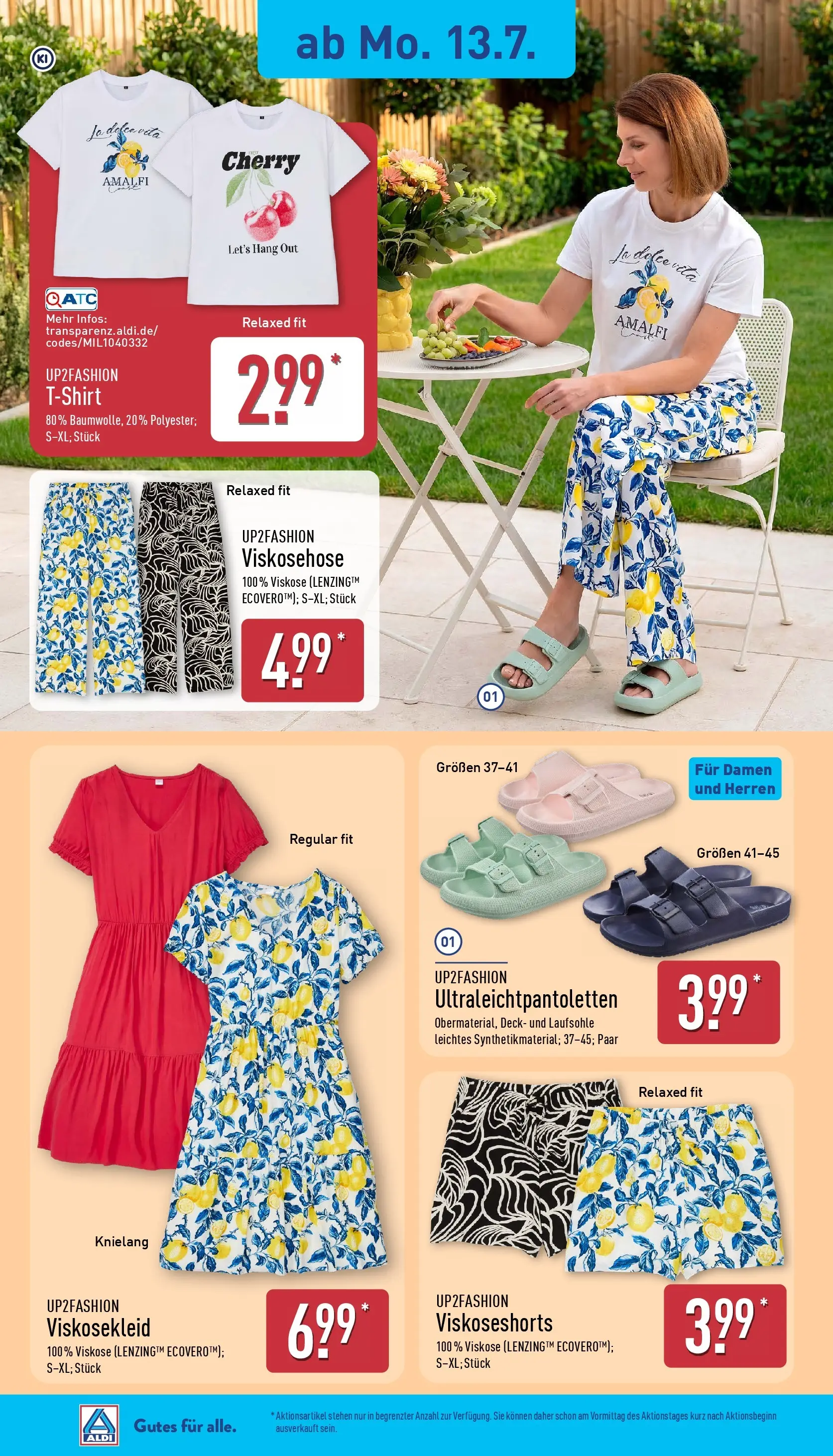 Aldi - ALDI Nord: Wochenangebote (ab 12.07.2026) » Angebote Online | Seite: 18 | Produkte: Up2fashion, T-Shirt
