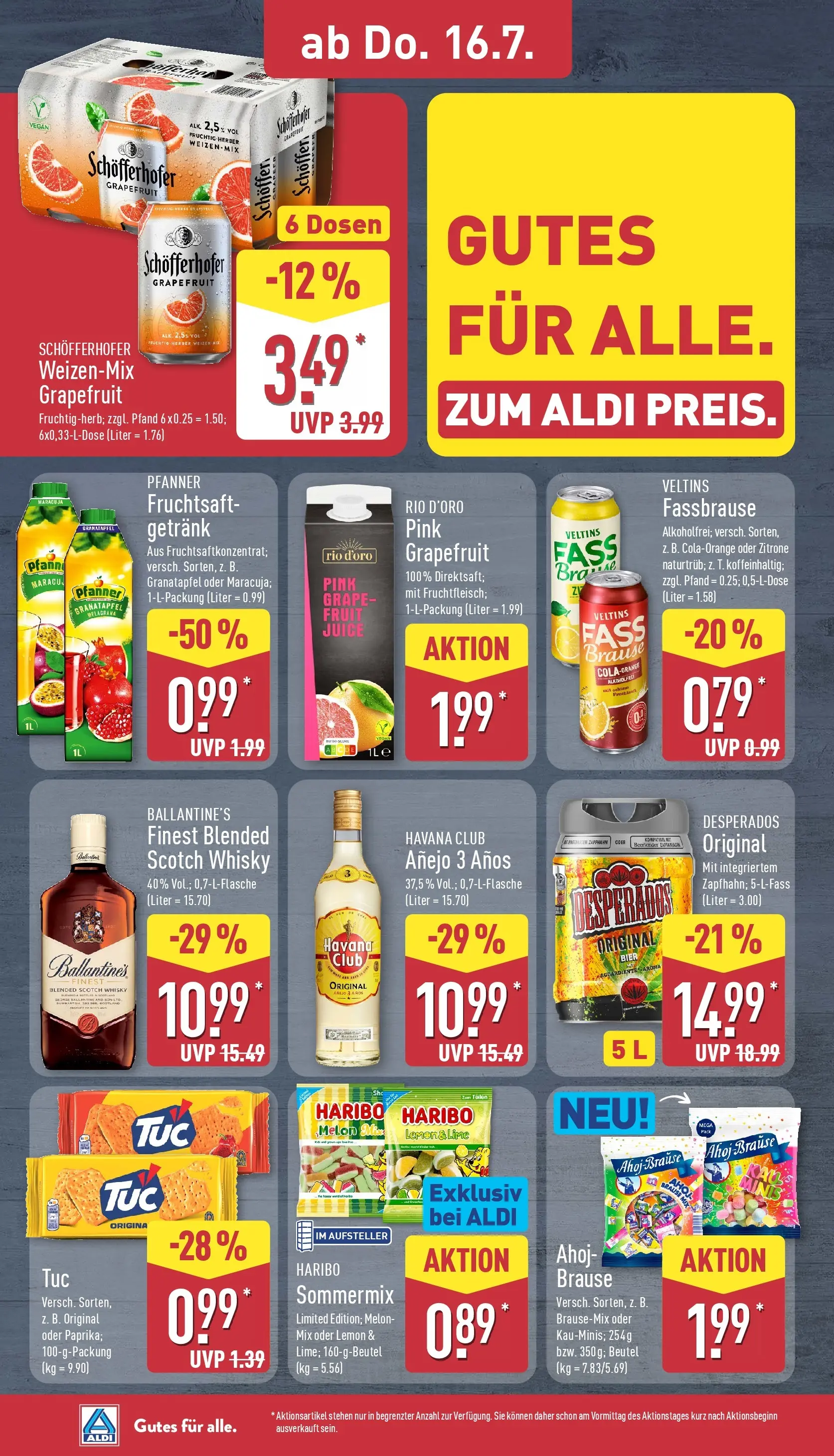 Aldi - ALDI Nord: Wochenangebote (ab 12.07.2026) » Angebote Online | Seite: 30 | Produkte: Havana club, Granatapfel, Haribo, Rum