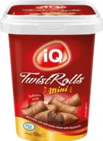 Kaufland хипермаркет IQ Мини вафлени пури с лешников крем - до 12-07-26
