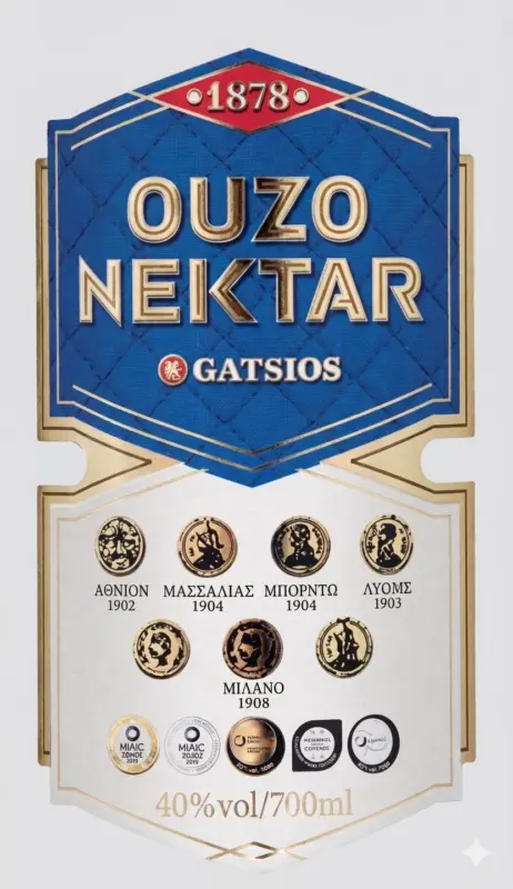 Узо нектар 40% vol