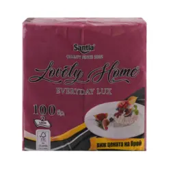 LOVELY HOME Салфетки 100 бр.