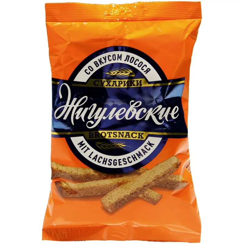 Brotsnack mit Lachsgeschmack