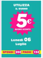 Euro Shop Utilizza il buono 5 euro - al 06.07.2026