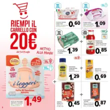 Riempi il carrello con 20 euro