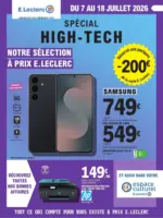 E.Leclerc Espace Culturel HIGH-TECH JUILLET - au 18.07.2026