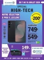 E.Leclerc HIGH-TECH JUILLET - au 18.07.2026