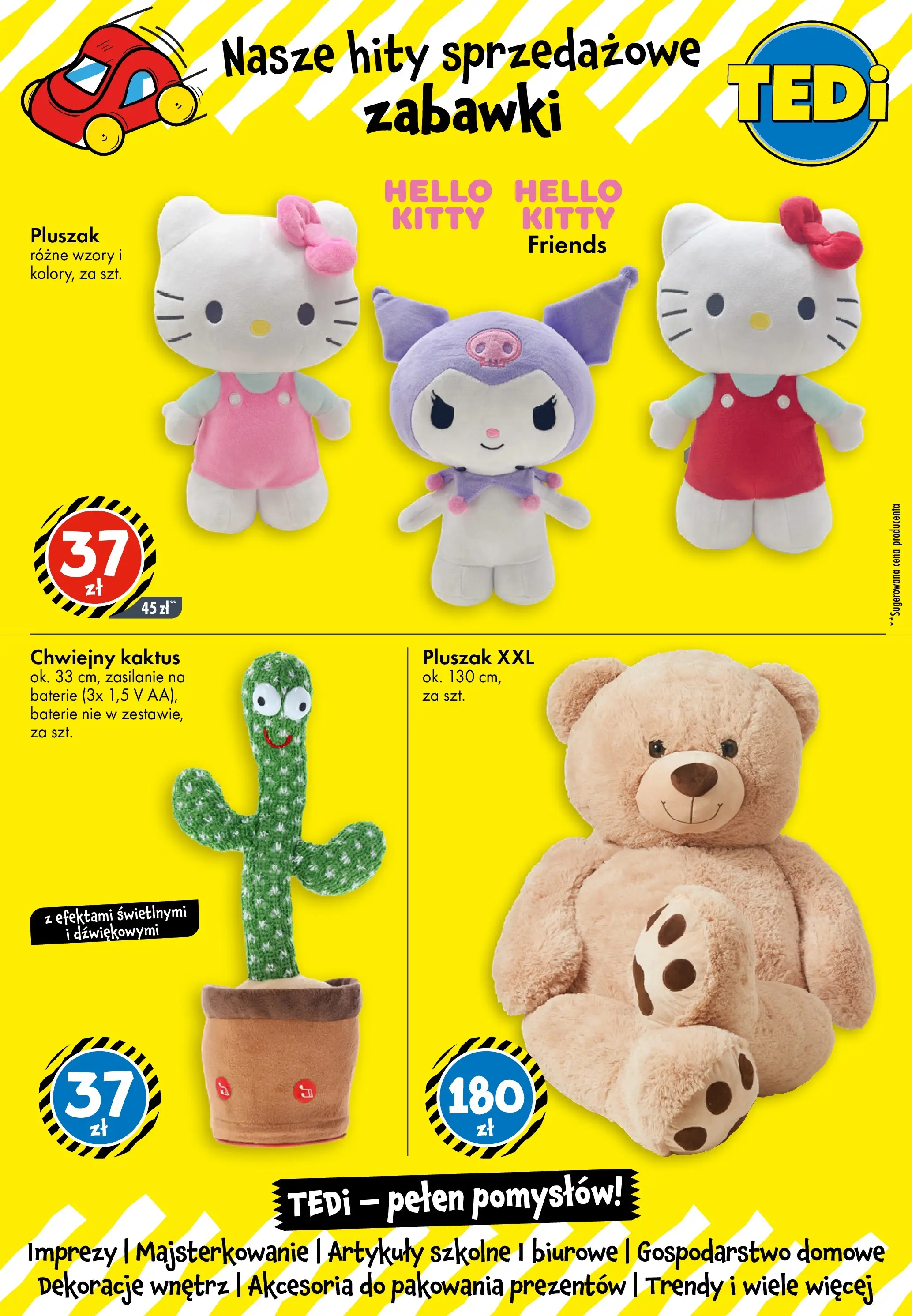 TEDi gazetka - Włoszczowa od (09.07.2026 - 16.07.2026) | Strona: 4 | Produkty: Baterie, Artykuły szkolne