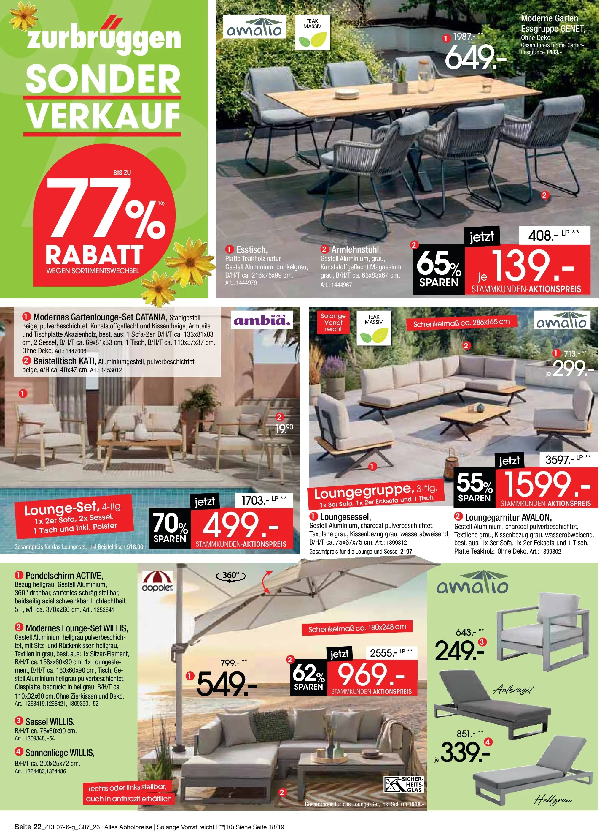 Zurbrüggen Sonderverkauf (ab 09.07.2026) zum Blättern | Seite: 46 | Produkte: Ecksofa, Beistelltisch, Essgruppe, Tisch