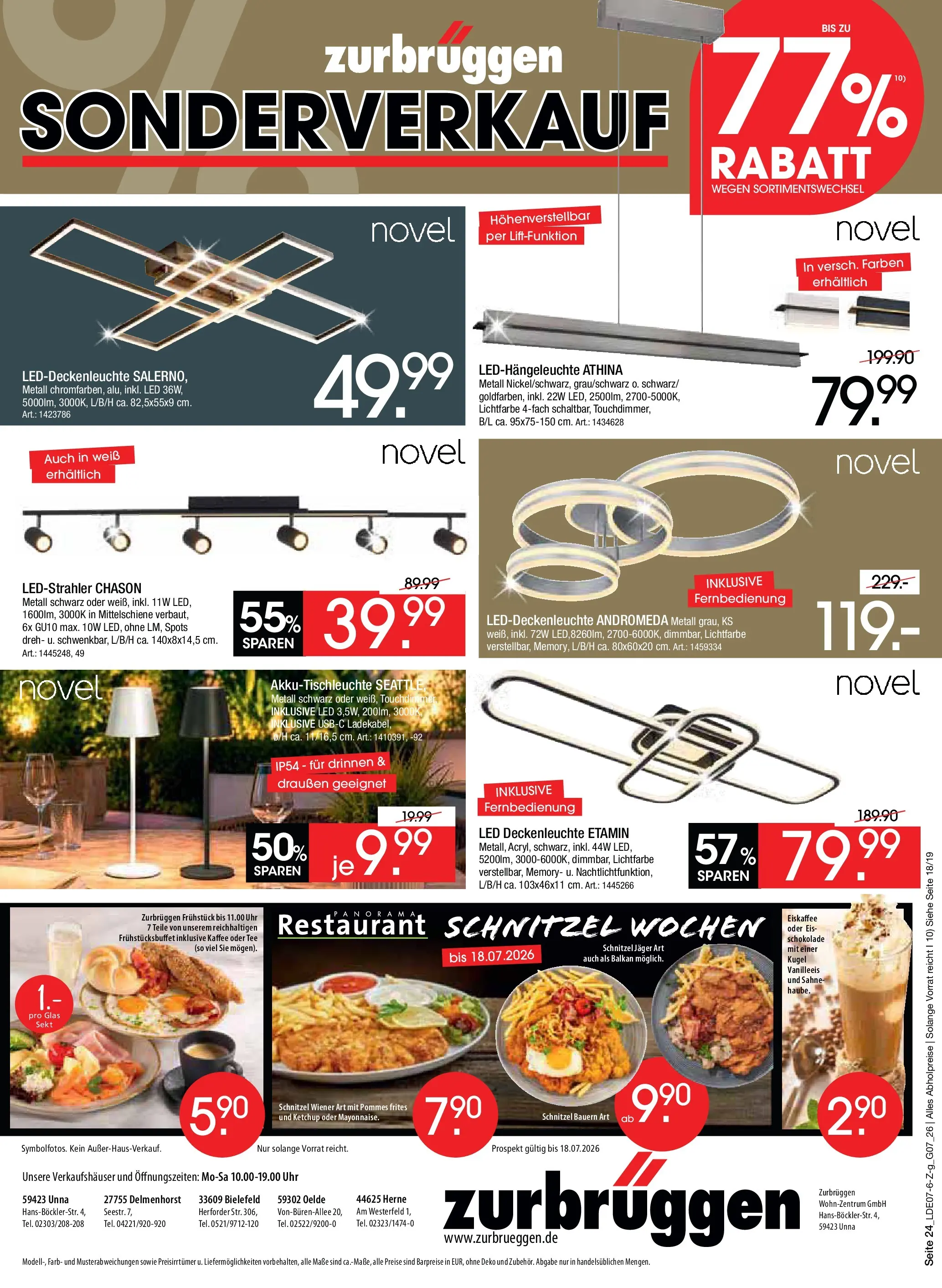 Zurbrüggen Sonderverkauf (ab 09.07.2026) zum Blättern | Seite: 48 | Produkte: Kaffee, Schokolade, Tee, Eis