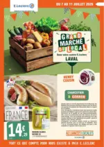 E.Leclerc ALLIANCES LOCALES JUILLET 2026 - au 11.07.2026