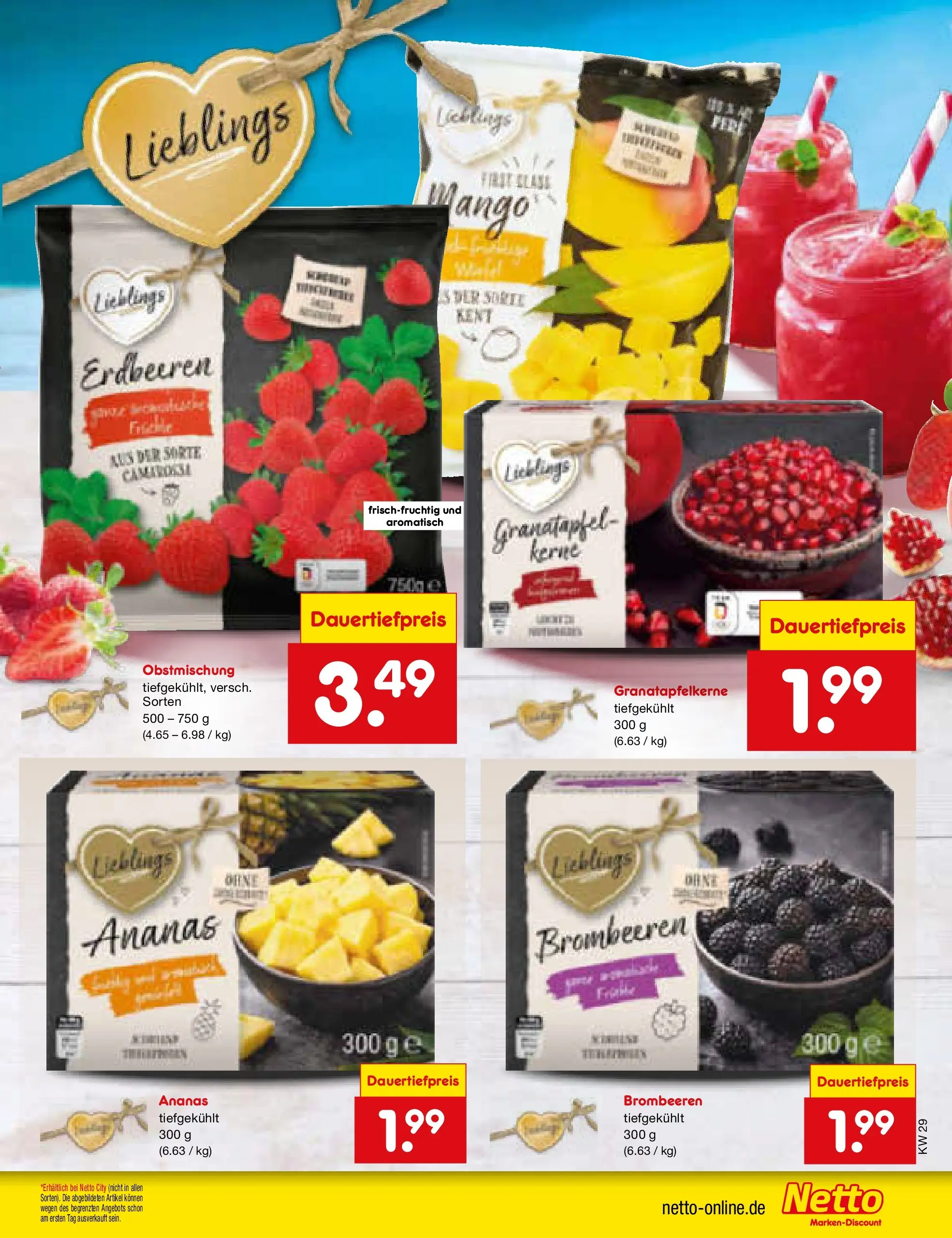 Netto Marken-Discount Prospekt München (ab 13.07.2026) » Angebote | Seite: 23 | Produkte: Granatapfel, Ananas, Mango, Erdbeeren Netto Marken-Discount Prospekt München (ab 13.07.2026) » Angebote | Seite: 23 | Produkte: Granatapfel, Ananas, Mango, Erdbeeren