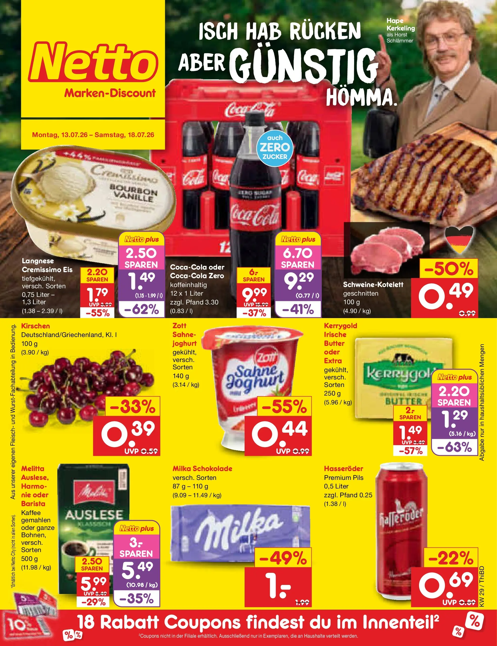 Netto Marken-Discount Prospekt Thiendorf (ab 13.07.2026) ยป Angebote | Seite: 1 | Produkte: Melitta, Butter, Milka, Bourbon Netto Marken-Discount Prospekt Thiendorf (ab 13.07.2026) ยป Angebote | Seite: 1 | Produkte: Melitta, Butter, Milka, Bourbon