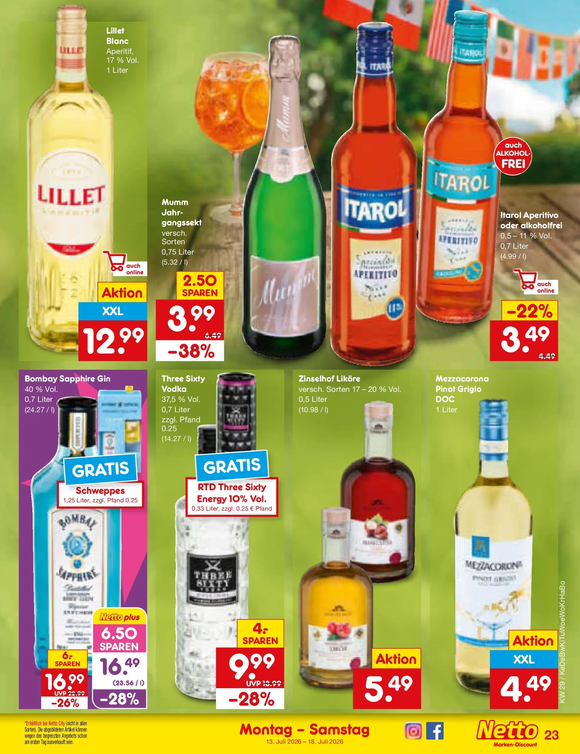 Netto Marken-Discount Prospekt Sindelfingen (ab 13.07.2026) ยป Angebote | Seite: 31 | Produkte: Energy, Schweppes, Lillet, Vodka Netto Marken-Discount Prospekt Sindelfingen (ab 13.07.2026) ยป Angebote | Seite: 31 | Produkte: Energy, Schweppes, Lillet, Vodka