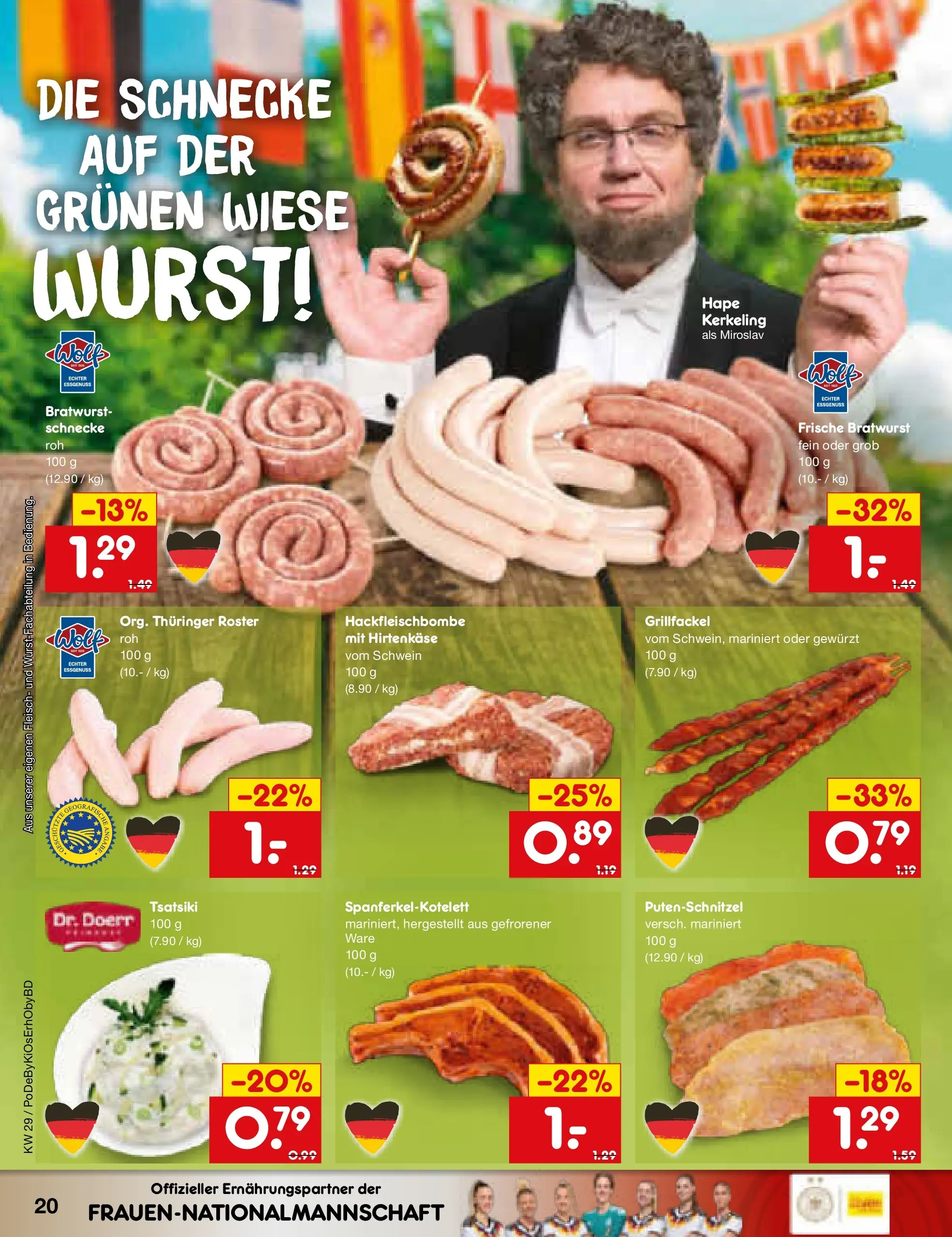 Netto Marken-Discount Prospekt Ergolding (ab 13.07.2026) ยป Angebote | Seite: 28 | Produkte: Bratwurst, Putenschnitzel, Wurst, Fleisch Netto Marken-Discount Prospekt Ergolding (ab 13.07.2026) ยป Angebote | Seite: 28 | Produkte: Bratwurst, Putenschnitzel, Wurst, Fleisch