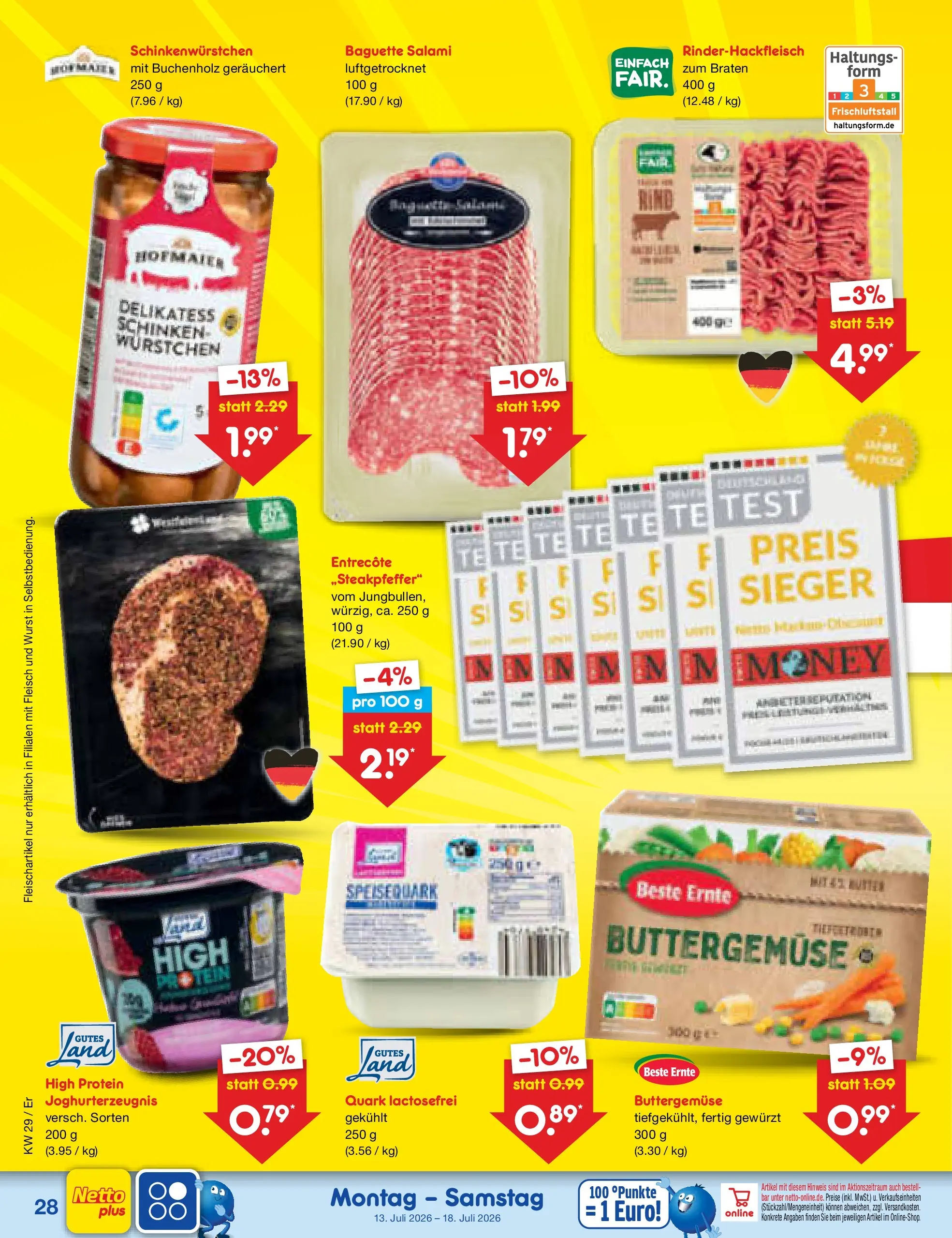 Netto Marken-Discount Prospekt Naumburg (ab 13.07.2026) ยป Angebote | Seite: 38 | Produkte: Baguette, Wurst, Fleisch, Speisequark Netto Marken-Discount Prospekt Naumburg (ab 13.07.2026) ยป Angebote | Seite: 38 | Produkte: Baguette, Wurst, Fleisch, Speisequark