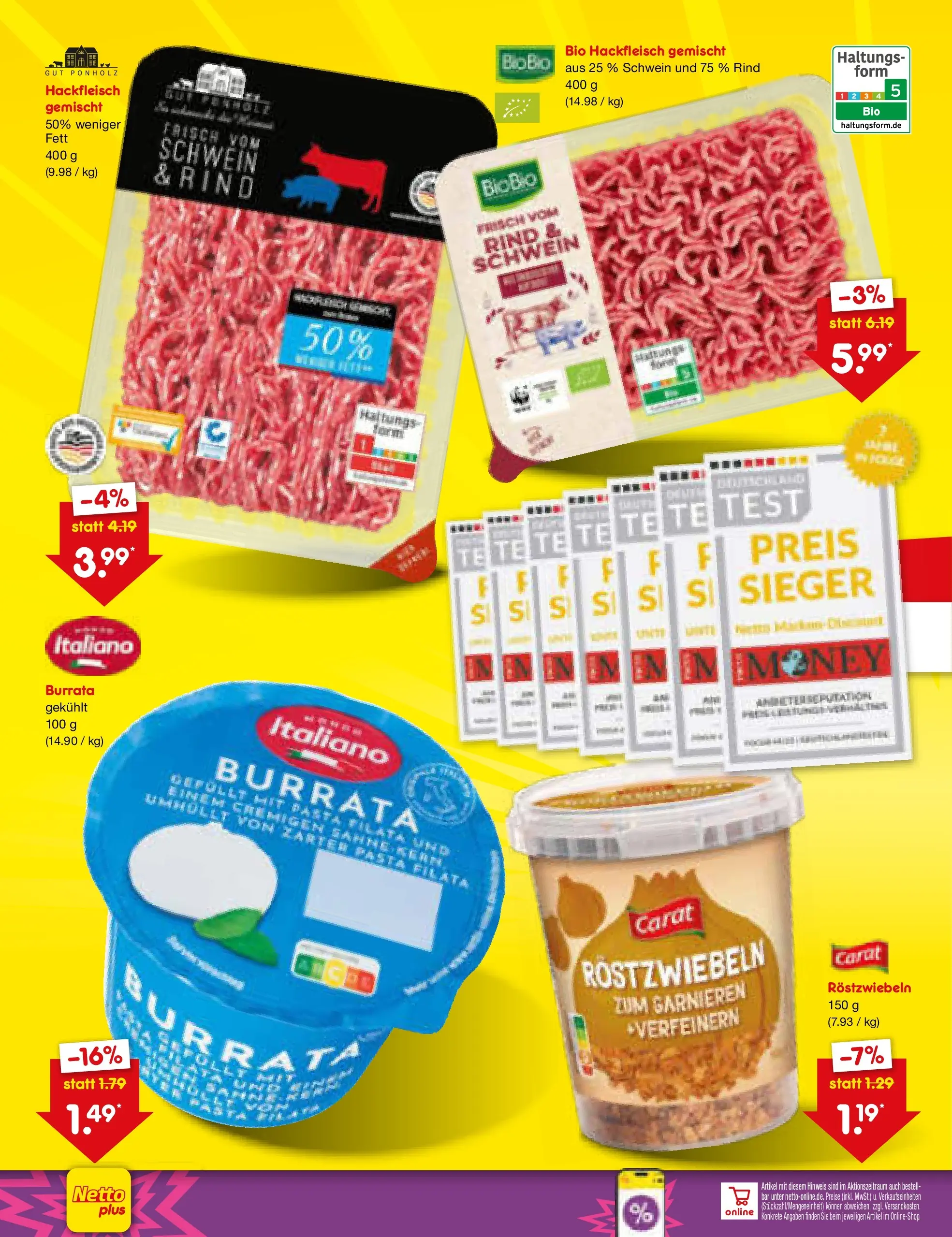 Netto Marken-Discount Prospekt Sindelfingen (ab 13.07.2026) ยป Angebote | Seite: 42 | Produkte: Burrata, Pasta, Sahne, Hackfleisch Netto Marken-Discount Prospekt Sindelfingen (ab 13.07.2026) ยป Angebote | Seite: 42 | Produkte: Burrata, Pasta, Sahne, Hackfleisch