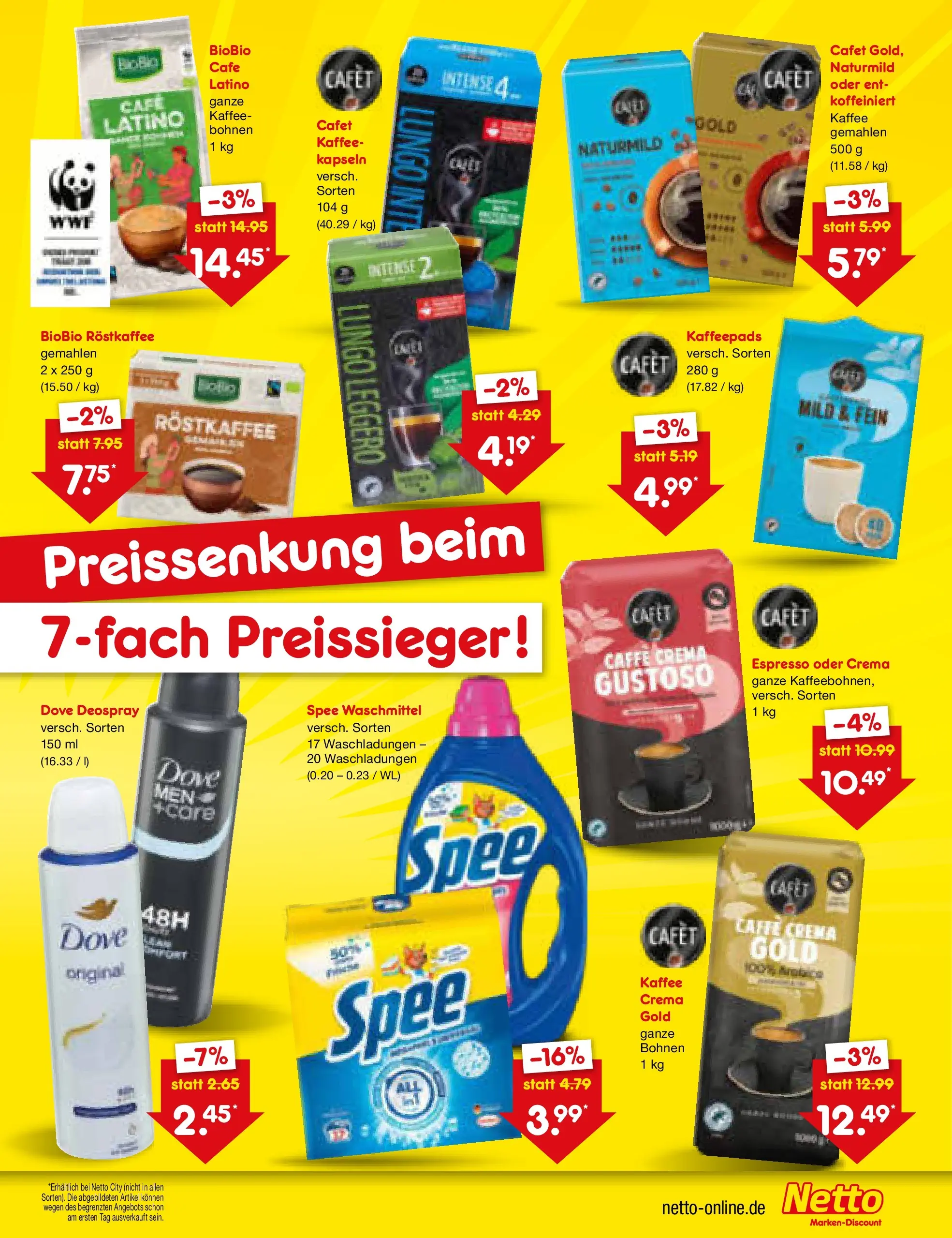 Netto Marken-Discount Prospekt Koblenz (ab 13.07.2026) ยป Angebote | Seite: 43 | Produkte: Kaffeepads, Kaffee, Spee, Waschmittel Netto Marken-Discount Prospekt Koblenz (ab 13.07.2026) ยป Angebote | Seite: 43 | Produkte: Kaffeepads, Kaffee, Spee, Waschmittel