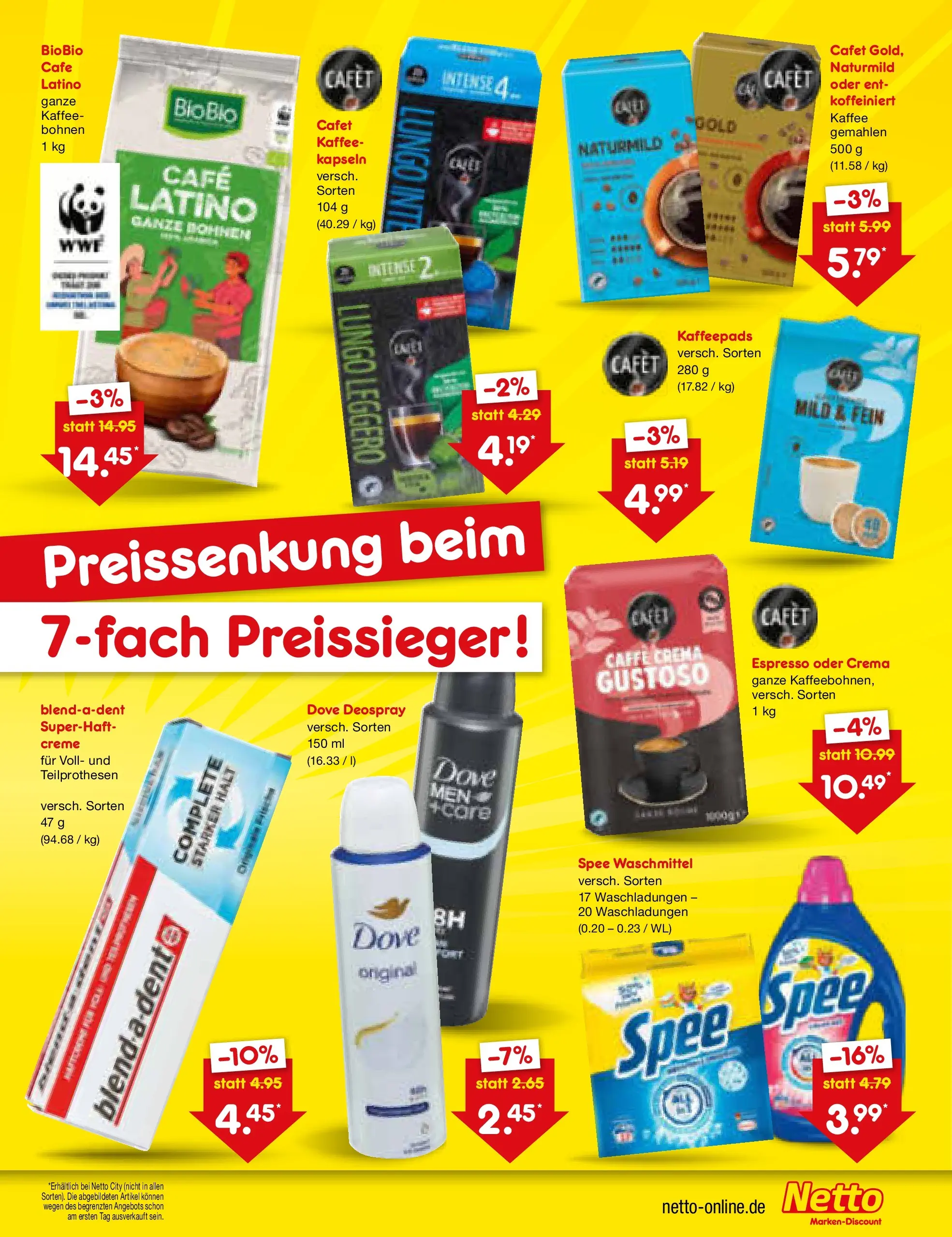 Netto Marken-Discount Prospekt Sindelfingen (ab 13.07.2026) ยป Angebote | Seite: 43 | Produkte: Kaffeepads, Kaffee, Creme, Spee Netto Marken-Discount Prospekt Sindelfingen (ab 13.07.2026) ยป Angebote | Seite: 43 | Produkte: Kaffeepads, Kaffee, Creme, Spee