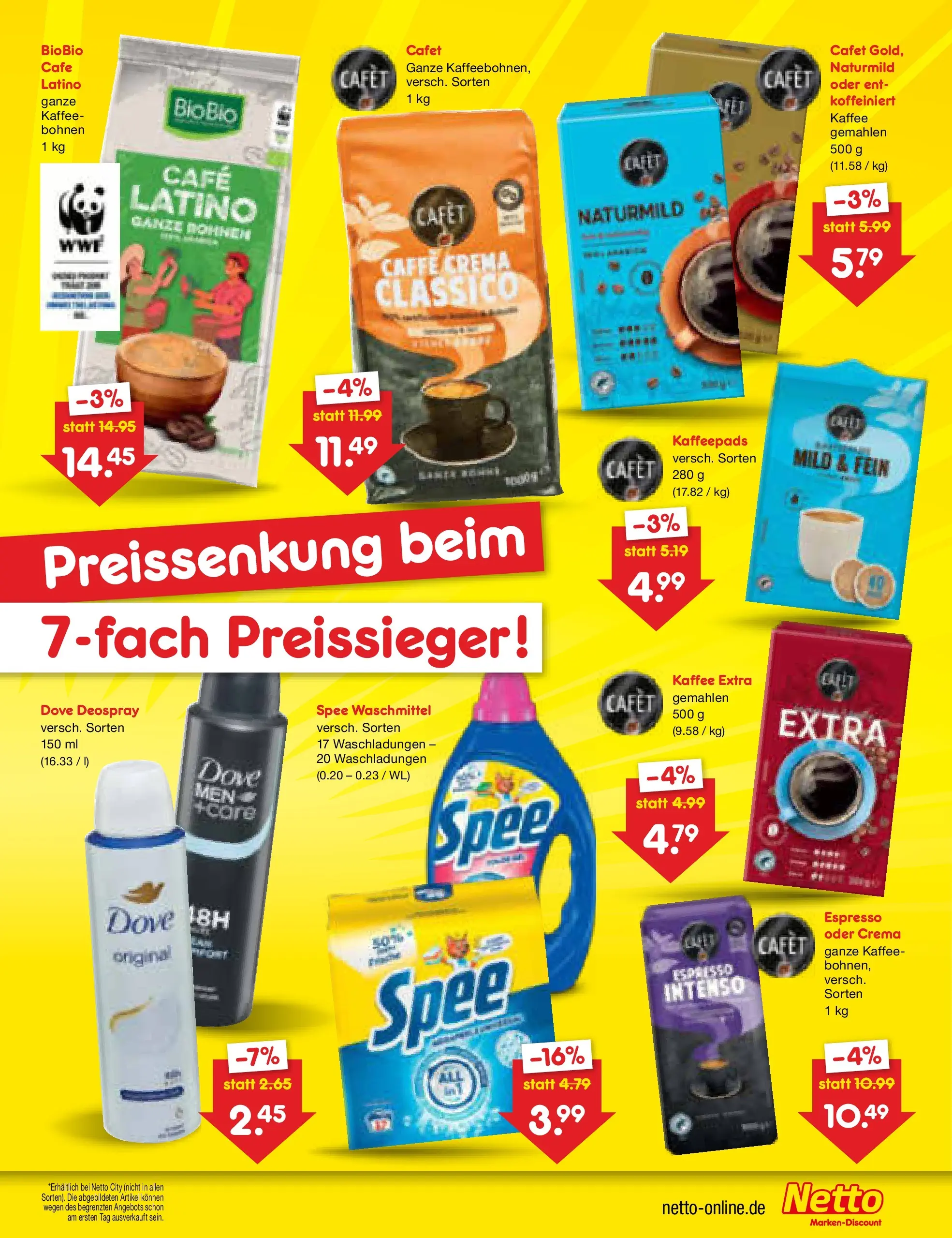 Netto Marken-Discount Prospekt Naumburg (ab 13.07.2026) ยป Angebote | Seite: 43 | Produkte: Kaffee, Spee, Waschmittel, Deospray Netto Marken-Discount Prospekt Naumburg (ab 13.07.2026) ยป Angebote | Seite: 43 | Produkte: Kaffee, Spee, Waschmittel, Deospray