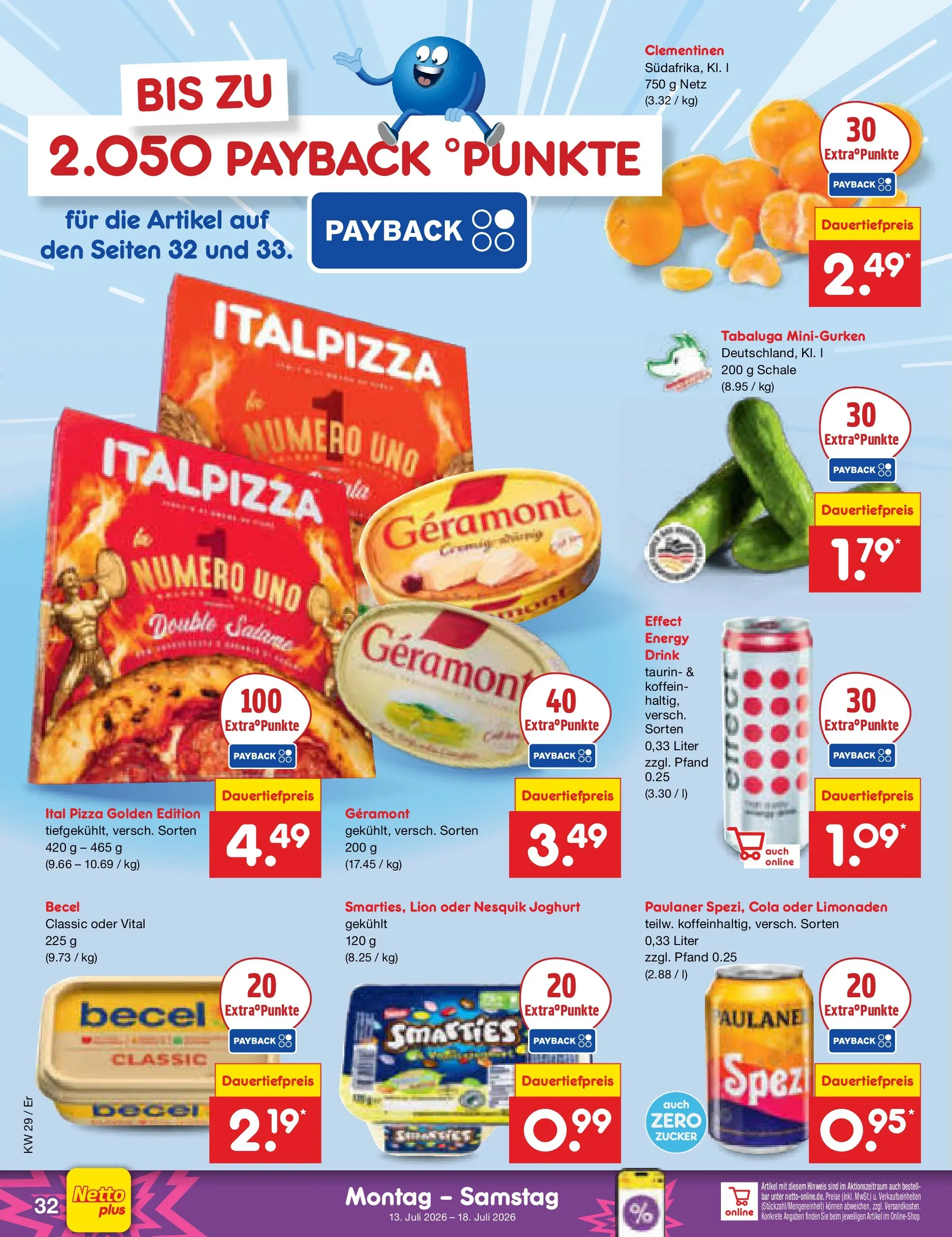 Netto Marken-Discount Prospekt Naumburg (ab 13.07.2026) ยป Angebote | Seite: 46 | Produkte: Geramont, Nesquik, Cola, Pizza Netto Marken-Discount Prospekt Naumburg (ab 13.07.2026) ยป Angebote | Seite: 46 | Produkte: Geramont, Nesquik, Cola, Pizza