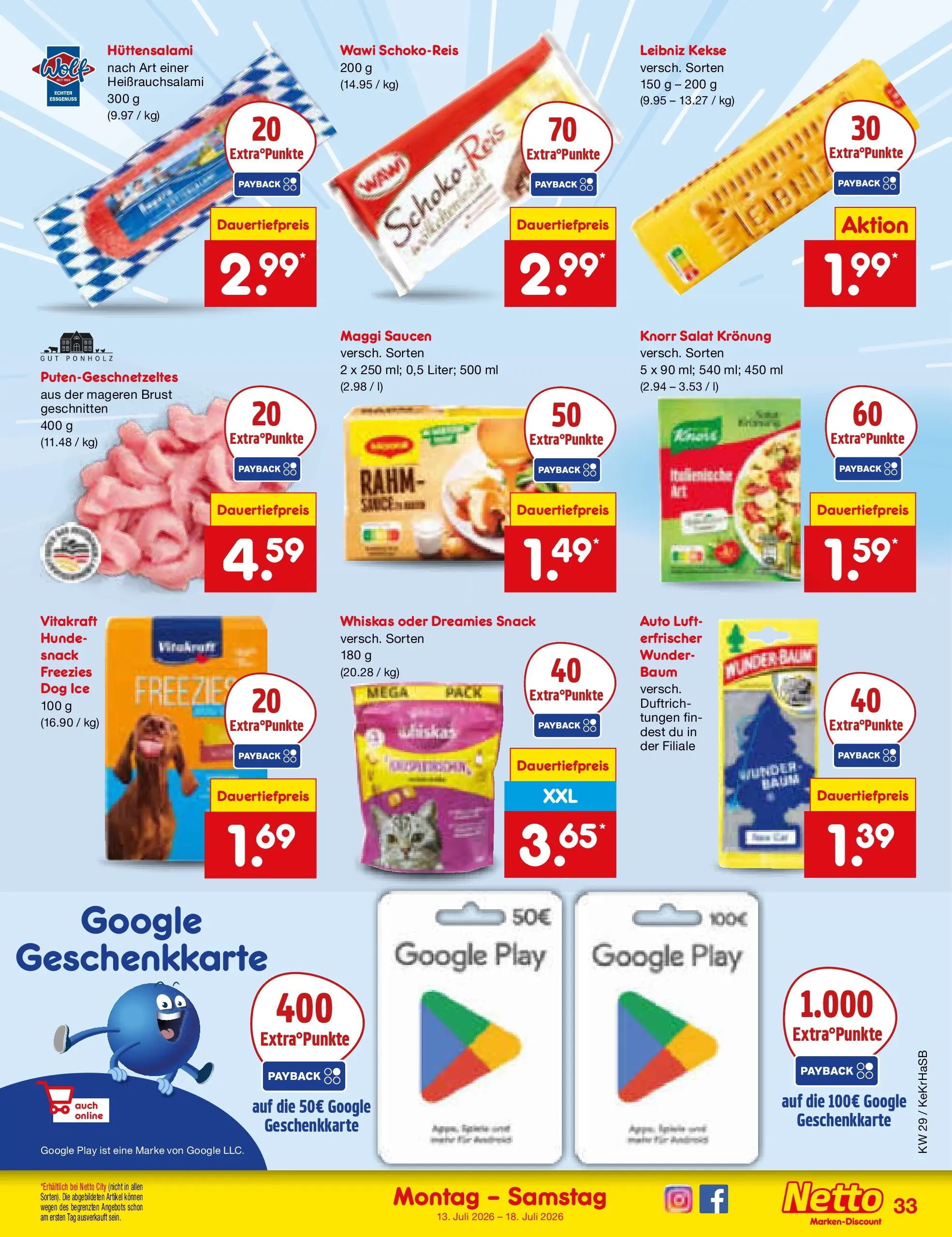 Netto Marken-Discount Prospekt Koblenz (ab 13.07.2026) ยป Angebote | Seite: 47 | Produkte: Maggi, Knorr, Kekse, Whiskas Netto Marken-Discount Prospekt Koblenz (ab 13.07.2026) ยป Angebote | Seite: 47 | Produkte: Maggi, Knorr, Kekse, Whiskas