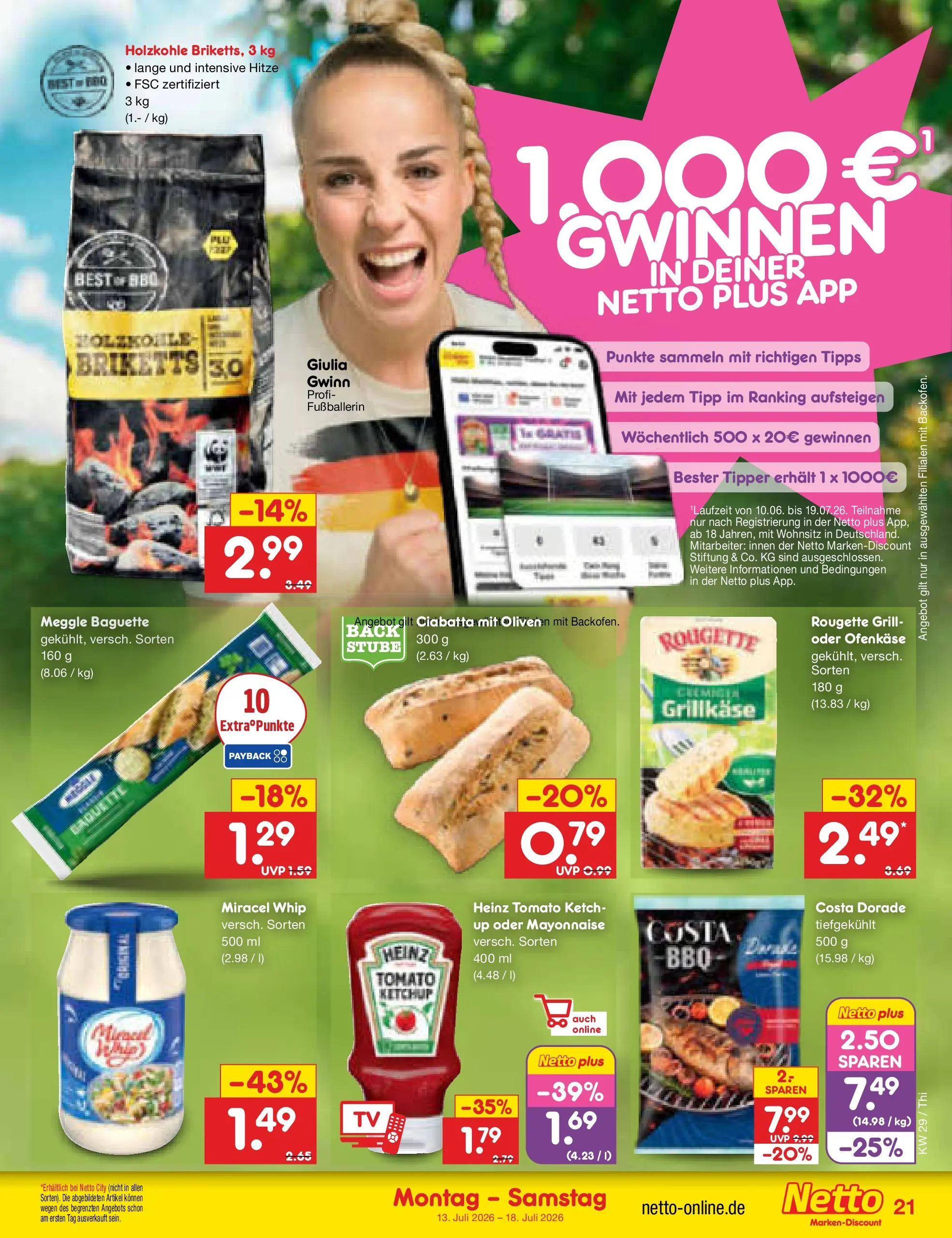Netto Marken-Discount Prospekt Thiendorf (ab 13.07.2026) ยป Angebote | Seite: 29 | Produkte: Grill, Miracel whip, Mayonnaise, Ketchup Netto Marken-Discount Prospekt Thiendorf (ab 13.07.2026) ยป Angebote | Seite: 29 | Produkte: Grill, Miracel whip, Mayonnaise, Ketchup